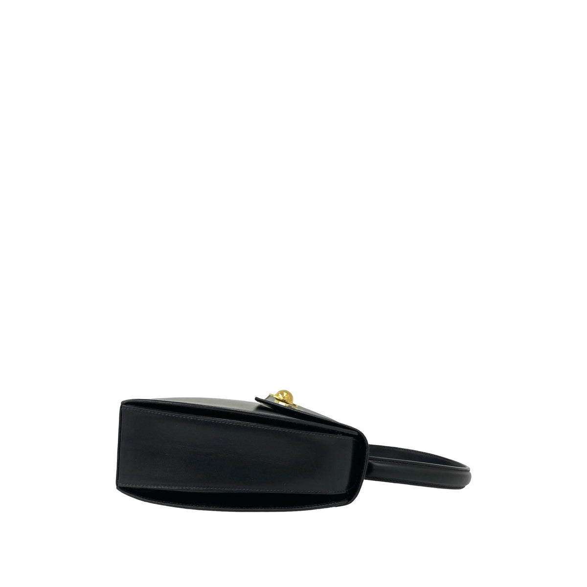 Celine Calfskin Star Ball Top Handle Bag — Black