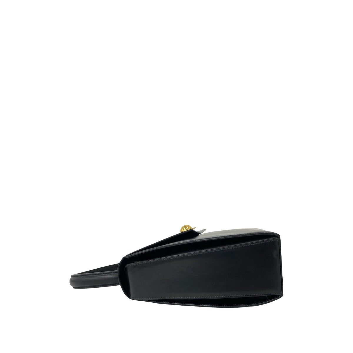 Celine Calfskin Star Ball Top Handle Bag — Black