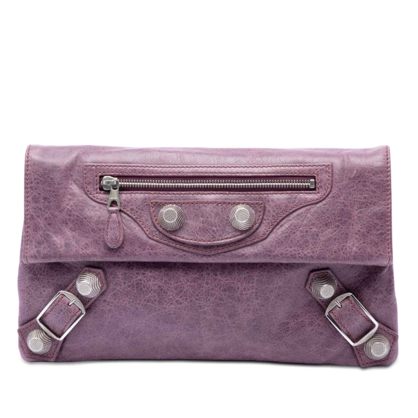 Balenciaga Lambskin Motocross Giant 21 Envelope Clutch