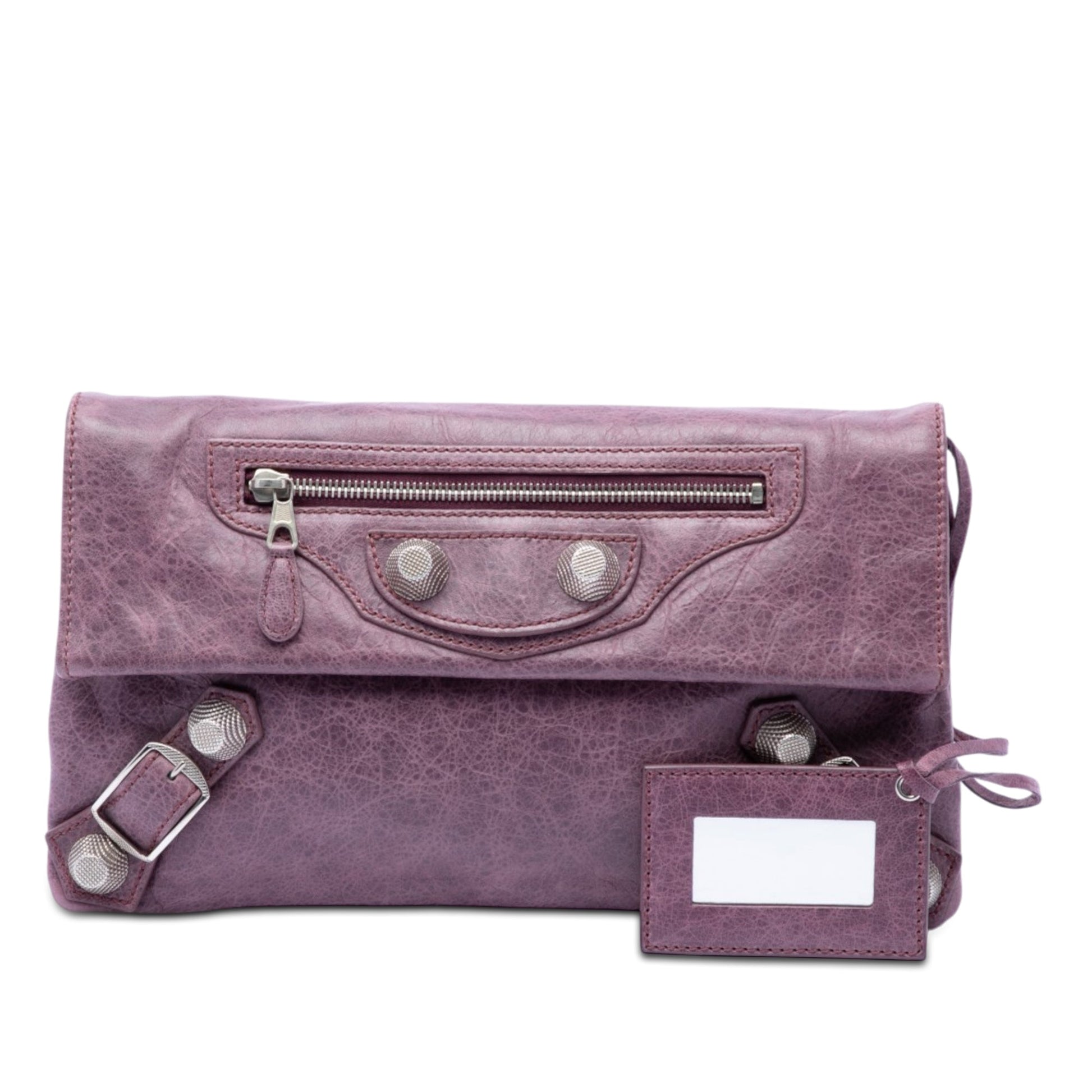 Balenciaga Lambskin Motocross Giant 21 Envelope Clutch