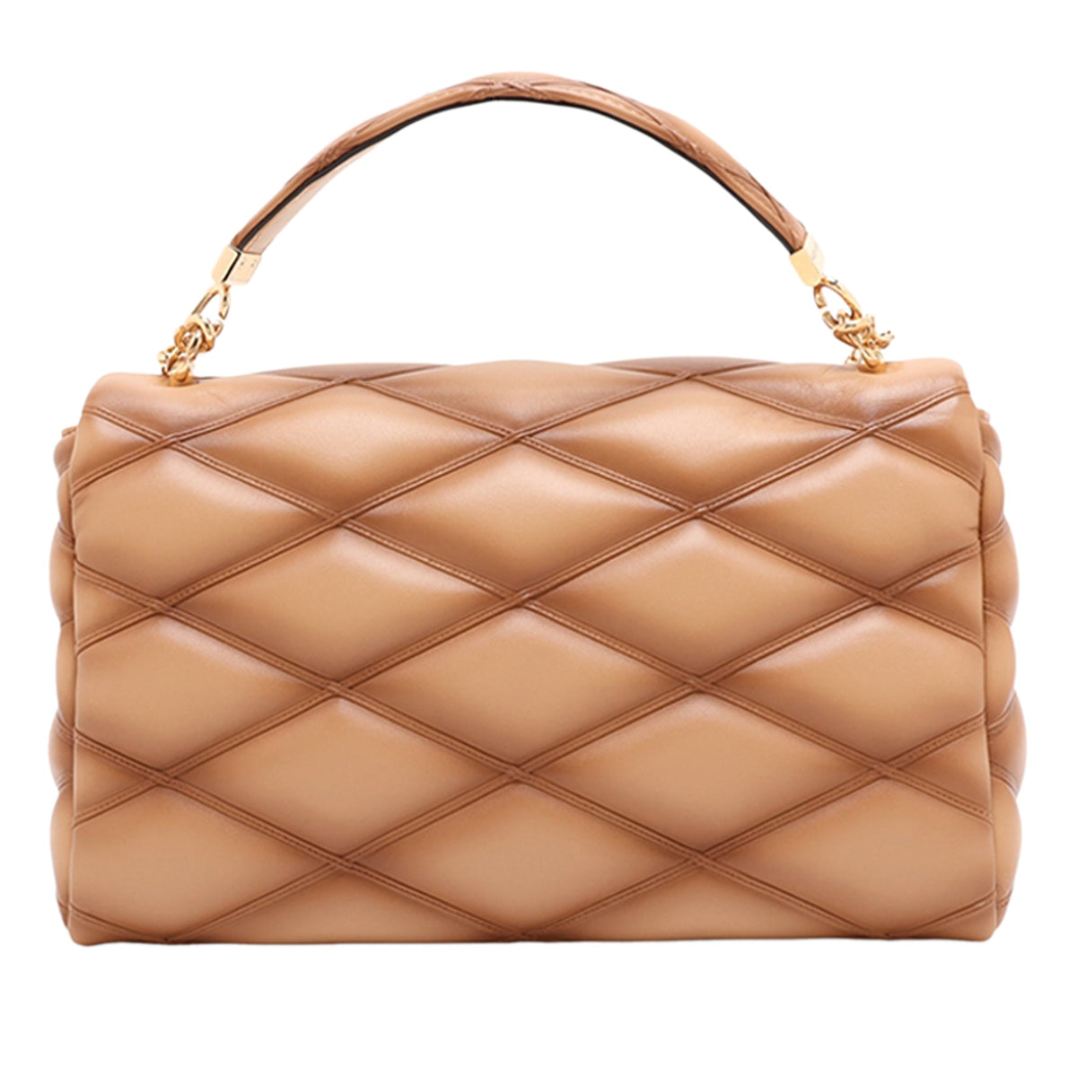 Louis Vuitton Lambskin Malletage GO 14 GM — Brown