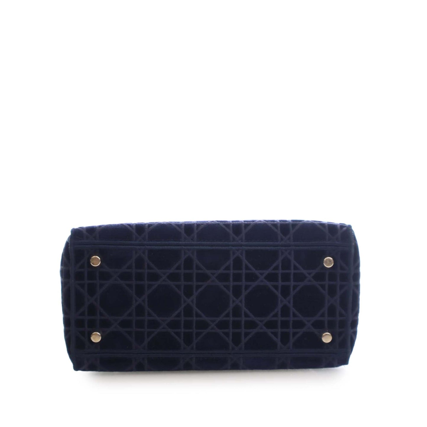Dior Medium Velvet Cannage Lady D Lite