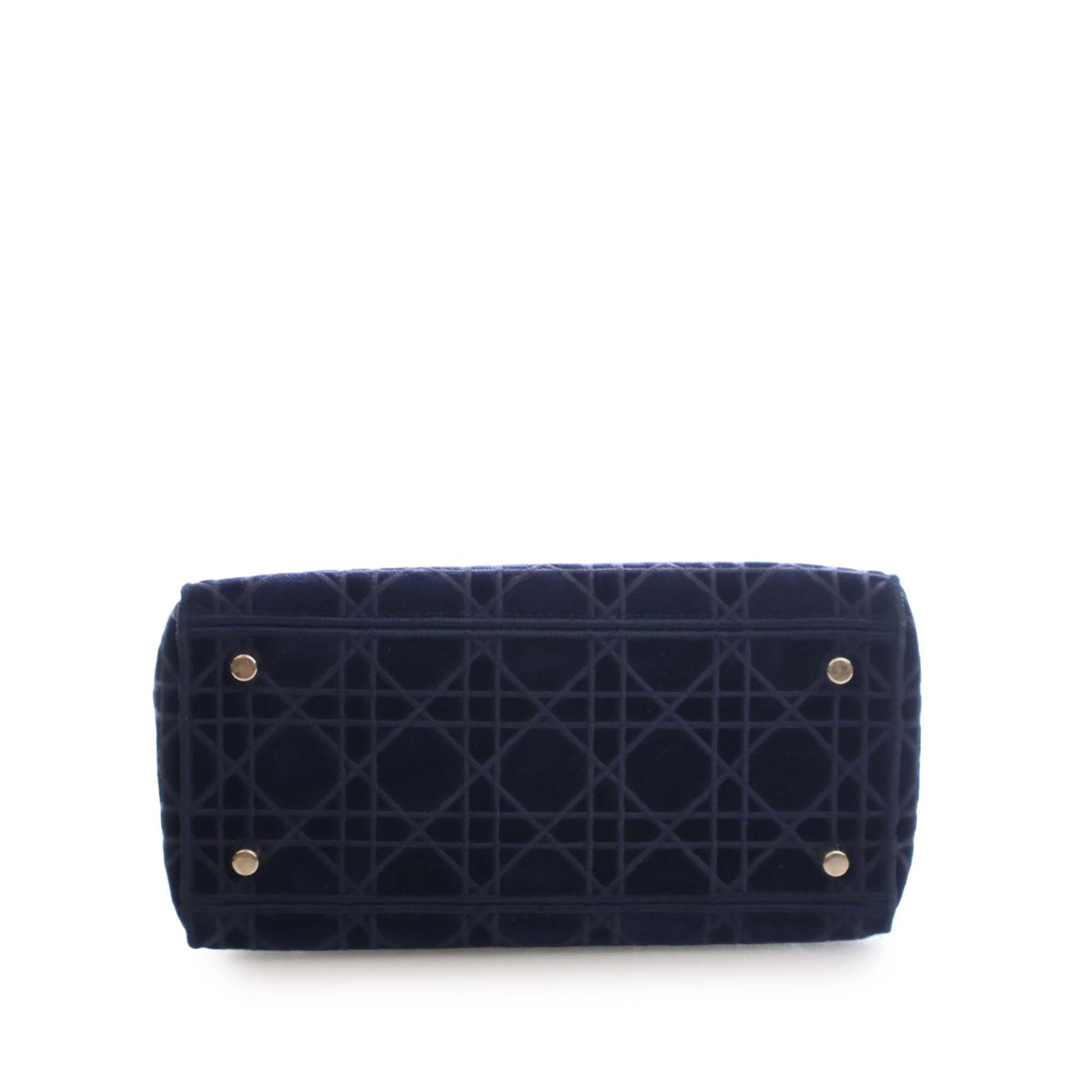 Dior Medium Velvet Cannage Lady D Lite