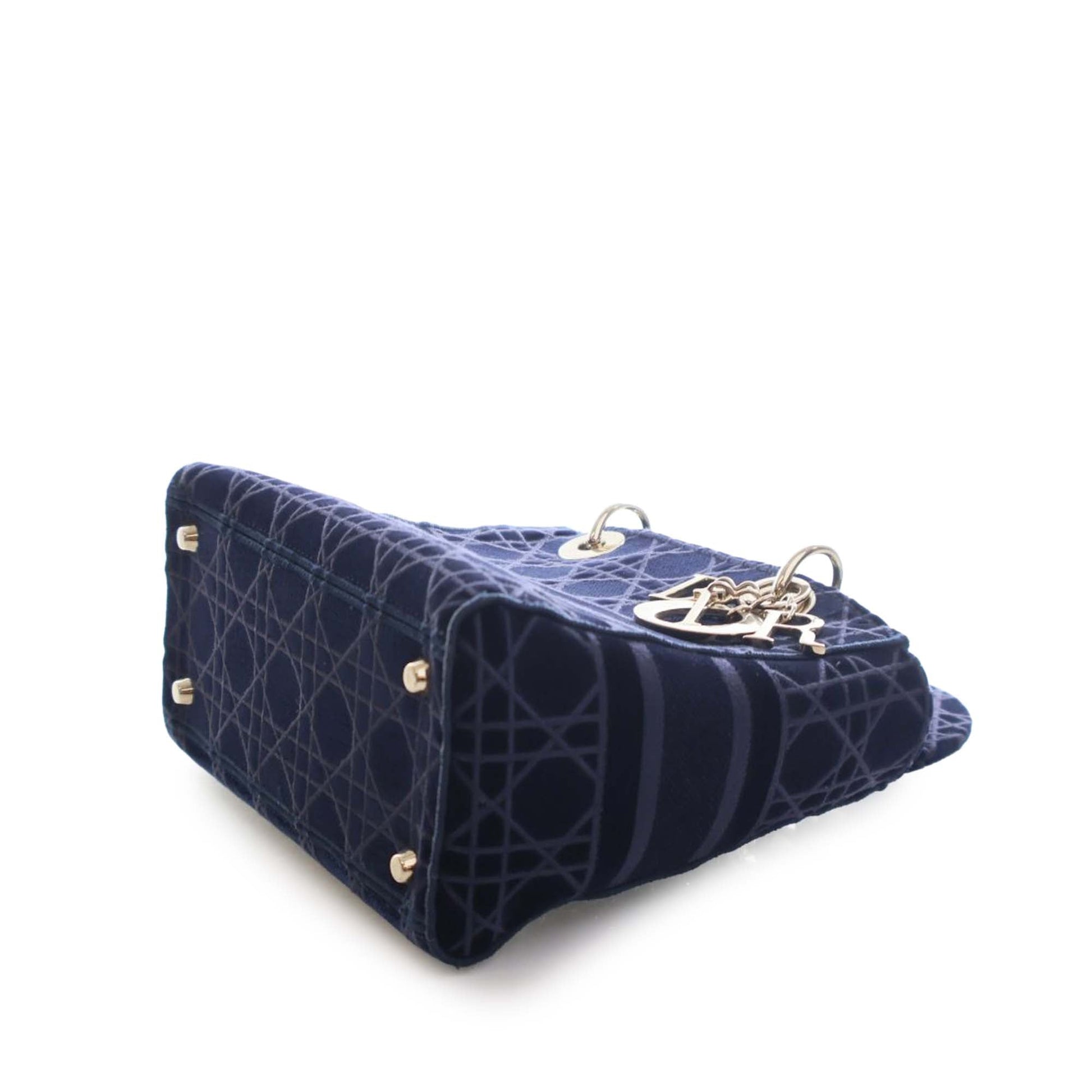 Dior Medium Velvet Cannage Lady D Lite