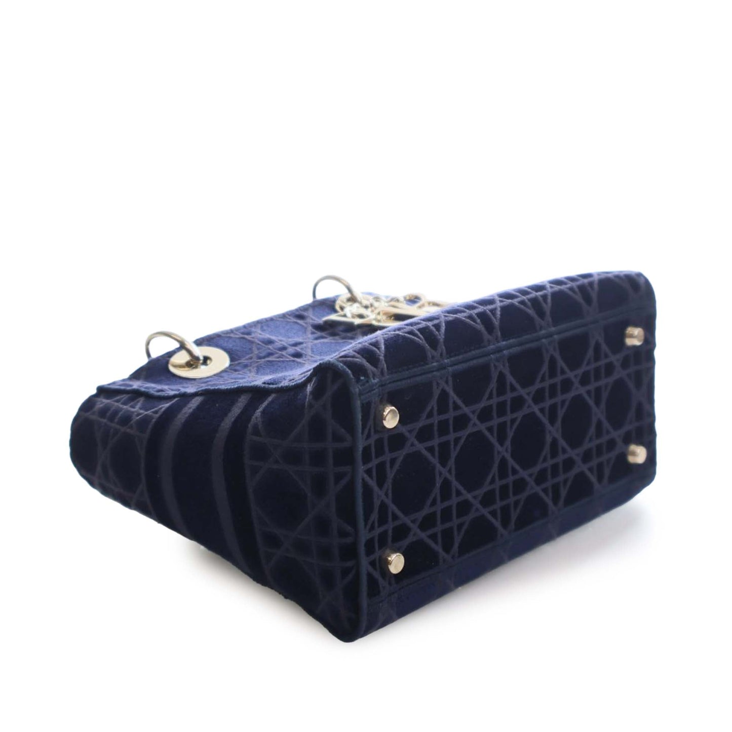 Dior Medium Velvet Cannage Lady D Lite
