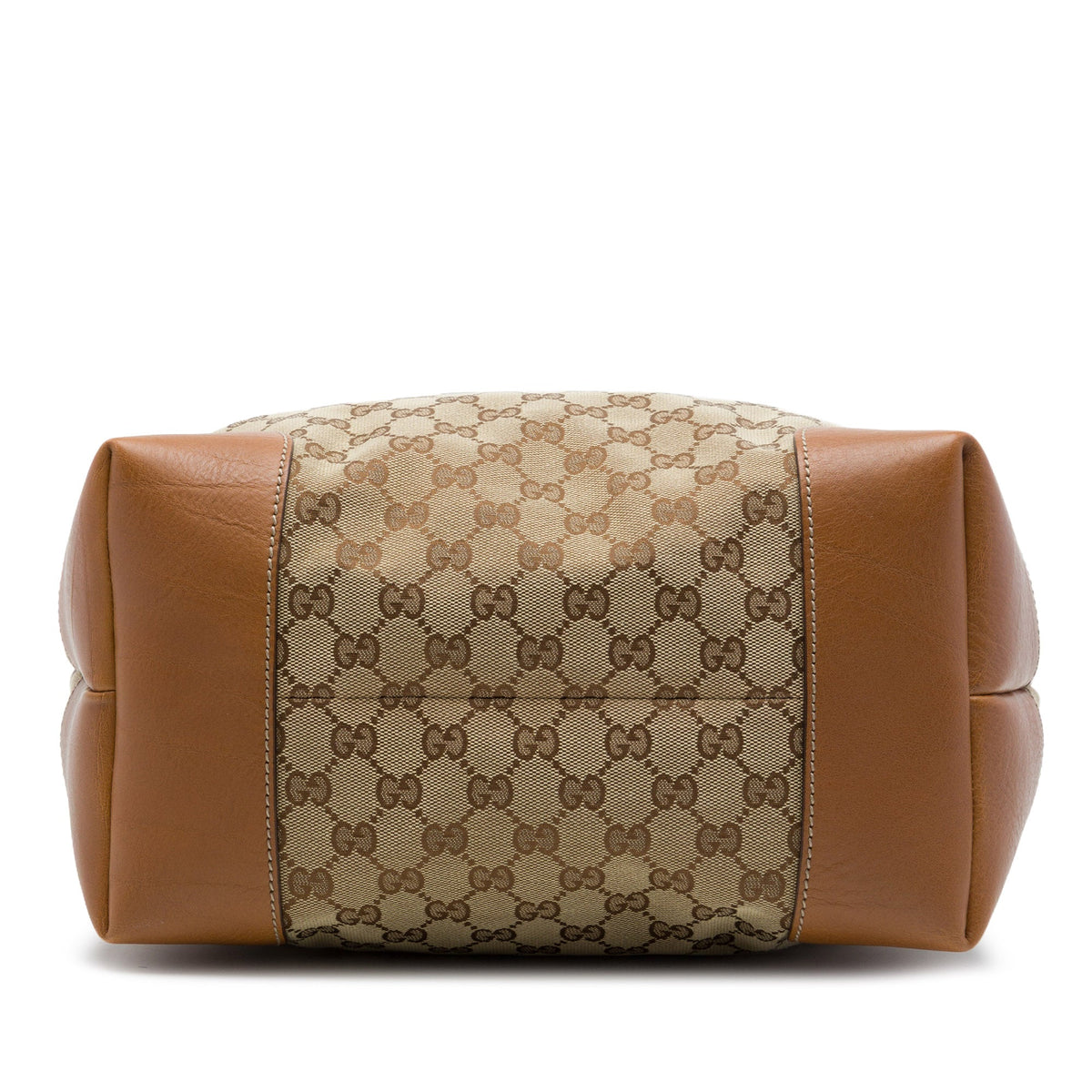 Gucci Large GG Canvas GG Charm Tote — Beige