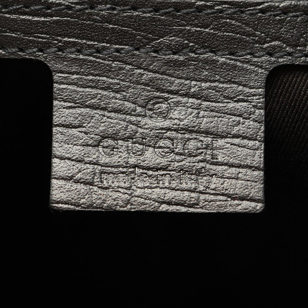 Gucci GG Canvas Bamboo Bullet Shoulder Bag — Black