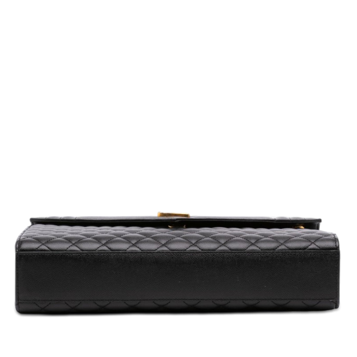 Saint Laurent Medium Grain De Poudre Triquilt Monogram Envelope Bag