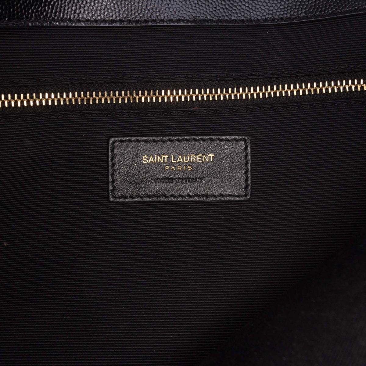 Saint Laurent Medium Grain De Poudre Triquilt Monogram Envelope Bag