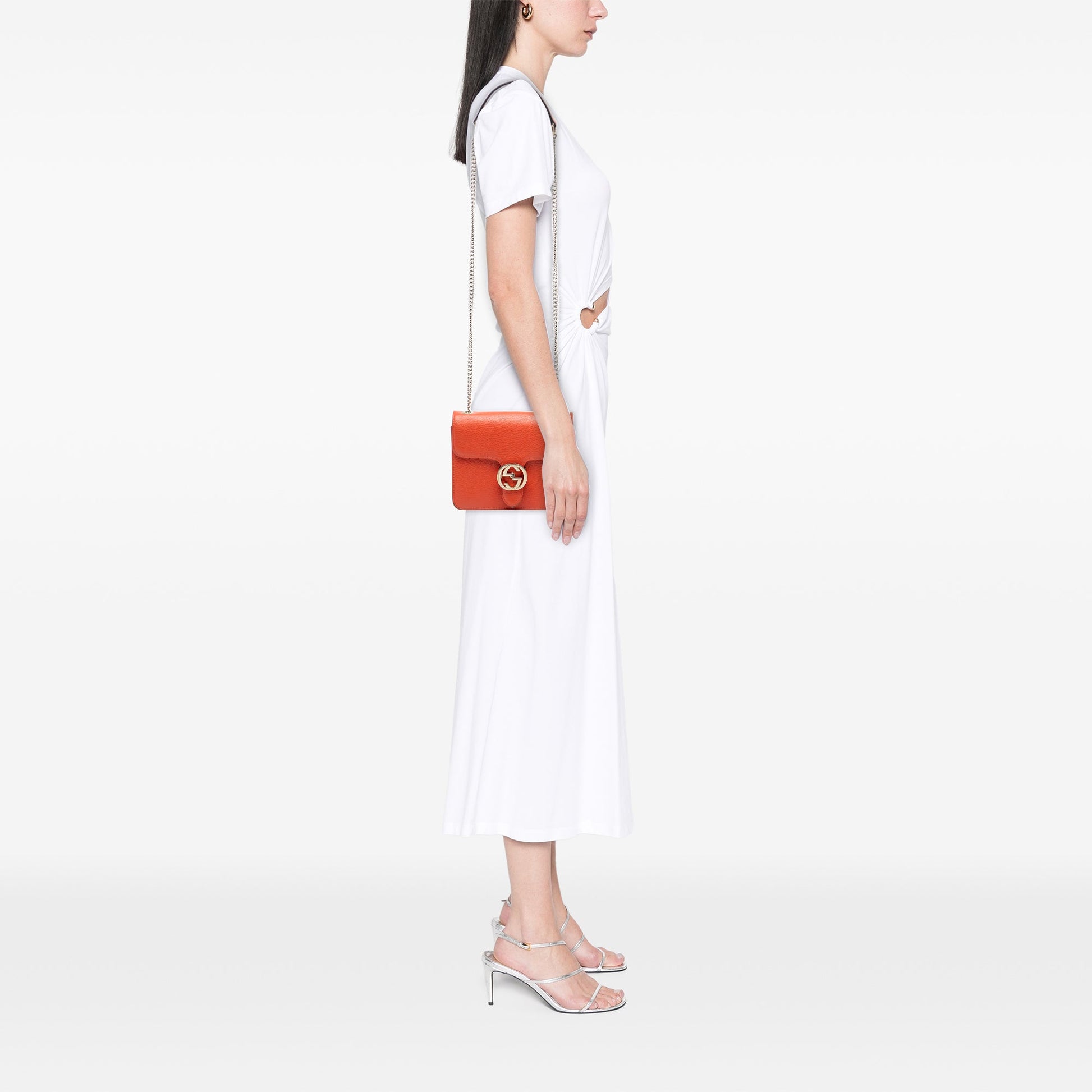 Gucci Small Dollar Calfskin Interlocking G Crossbody