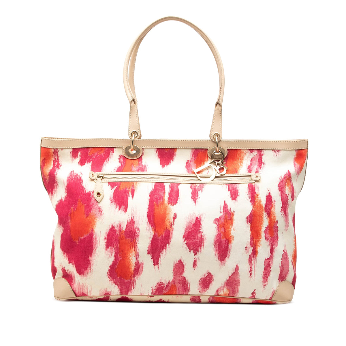 Dior Large Printed Canvas St Tropez Tote