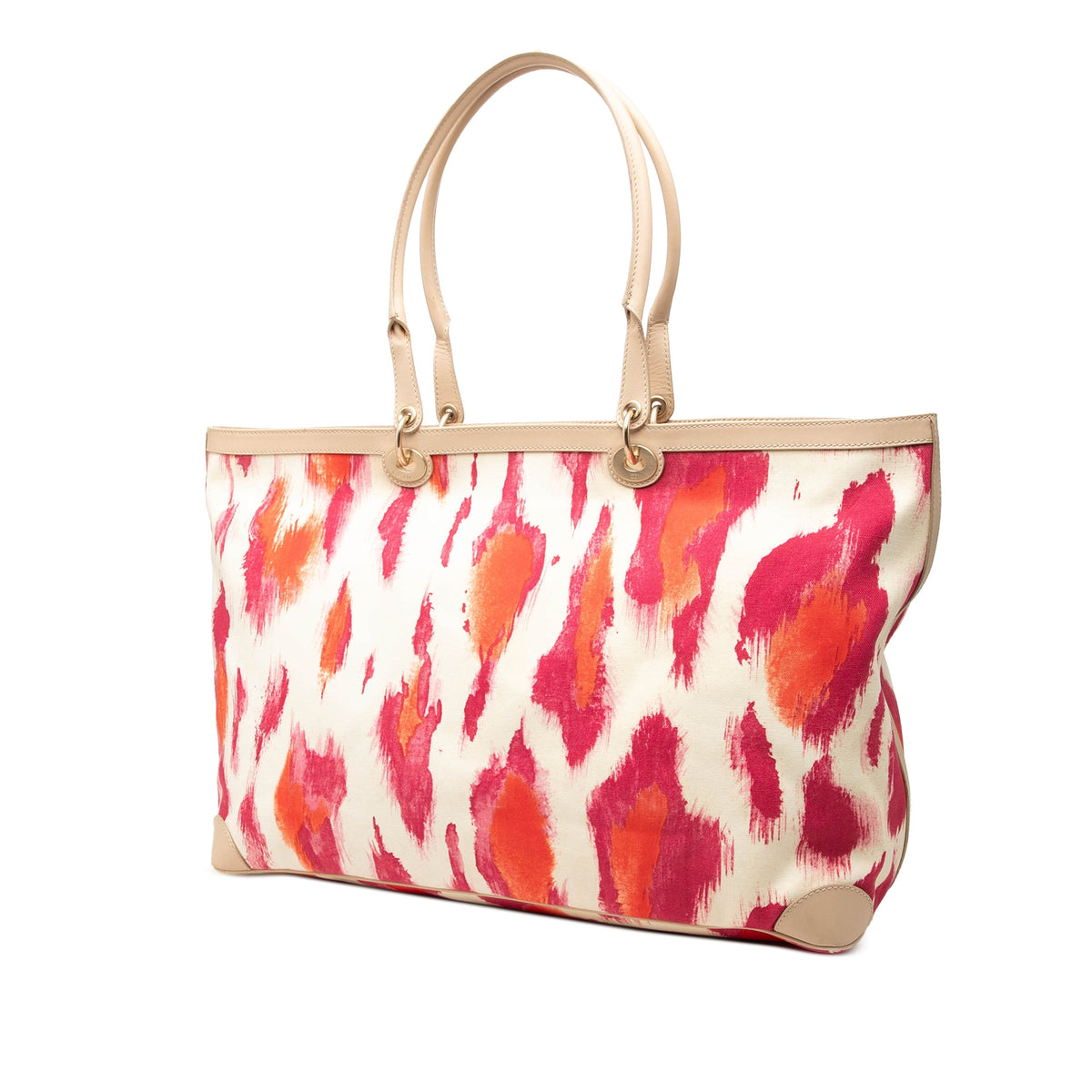 Dior Large Printed Canvas St Tropez Tote