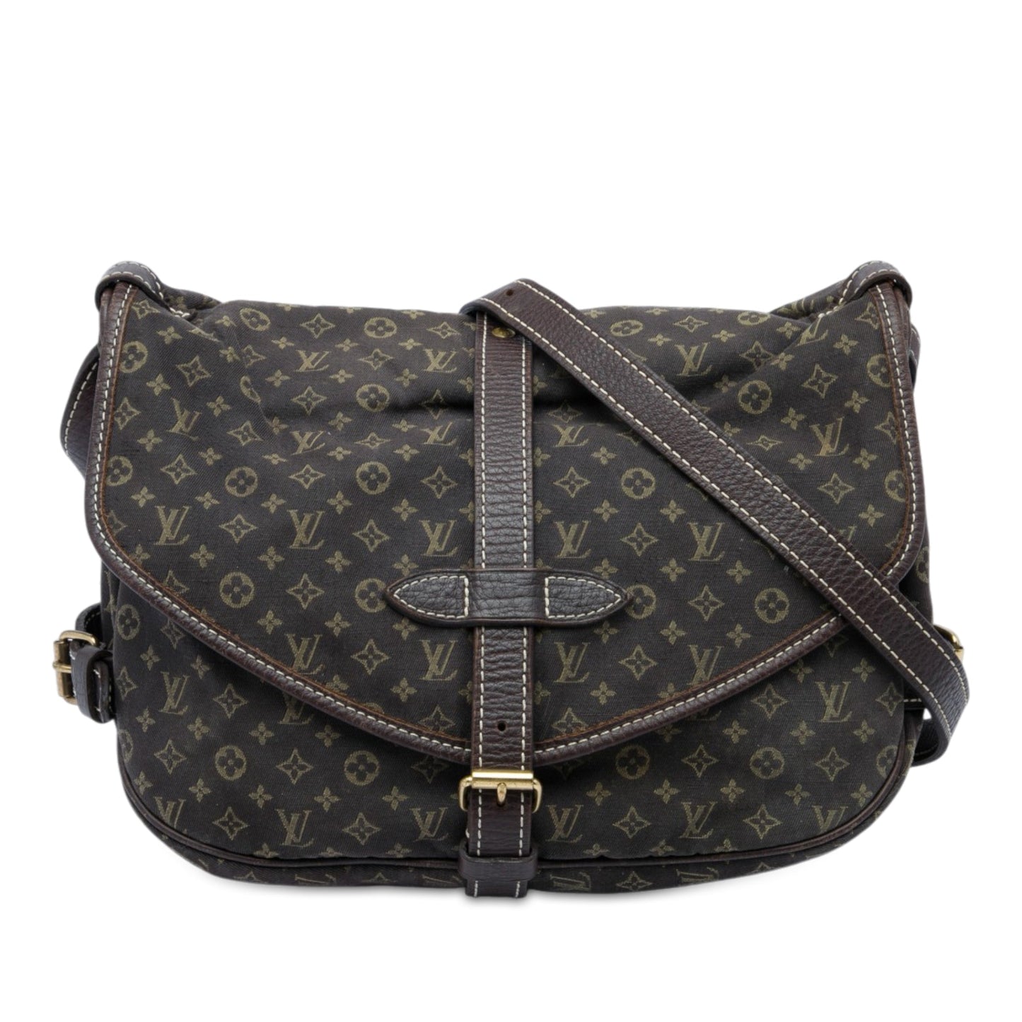 Louis Vuitton Monogram Mini Lin Saumur 30