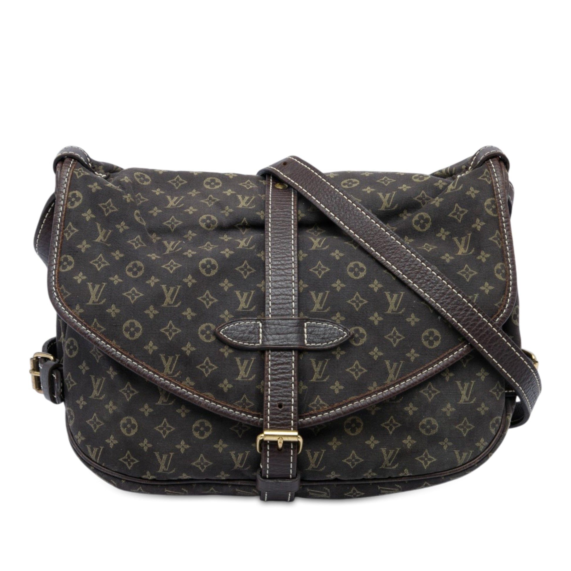 Louis Vuitton Monogram Mini Lin Saumur 30