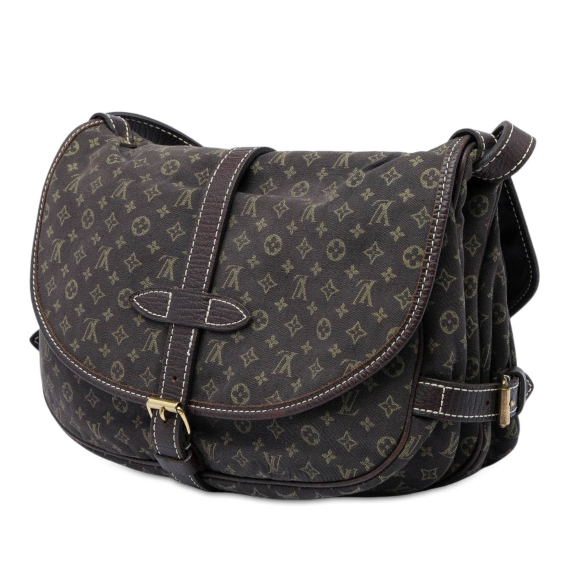 Louis Vuitton Monogram Mini Lin Saumur 30