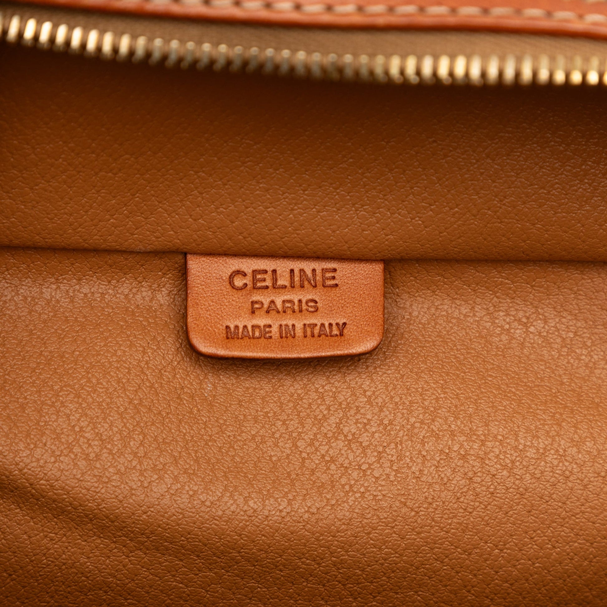 Celine Macadam Coated Canvas Vanity Bag