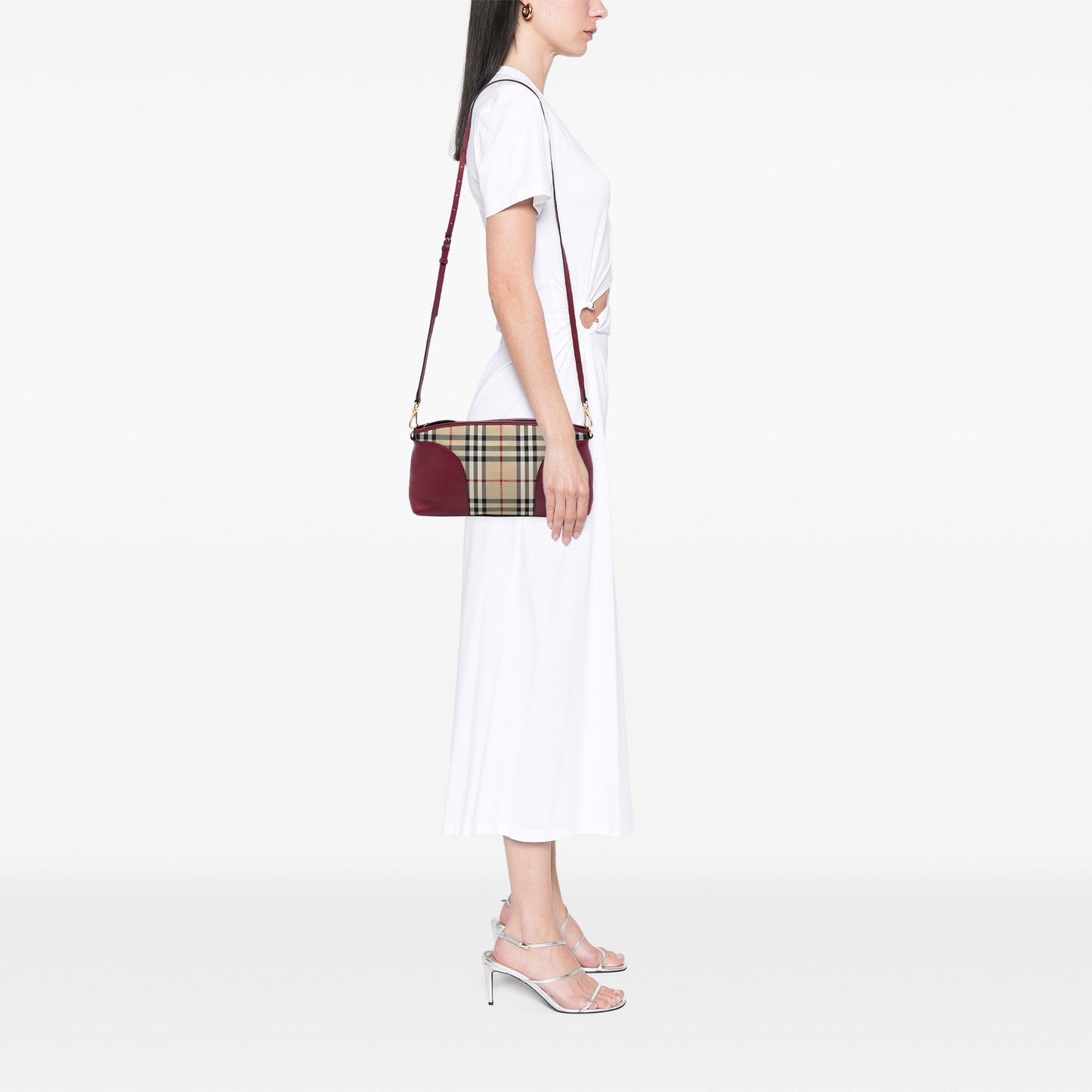 Burberry Haymarket Check Coated Canvas Chichester Crossbody