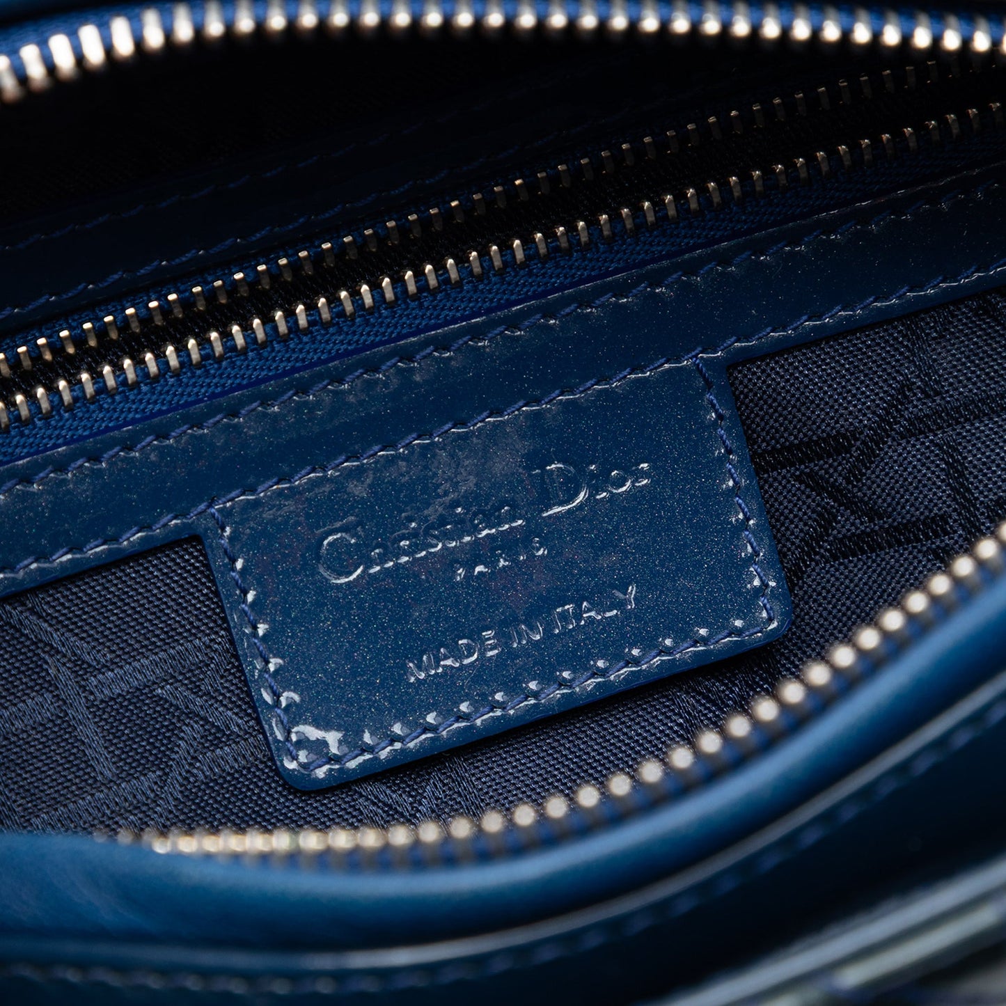 Dior Medium Patent Cannage Lady Dior