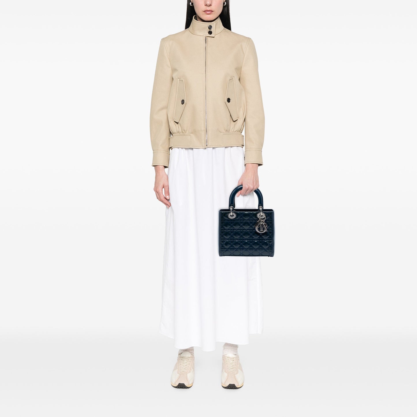 Dior Medium Patent Cannage Lady Dior