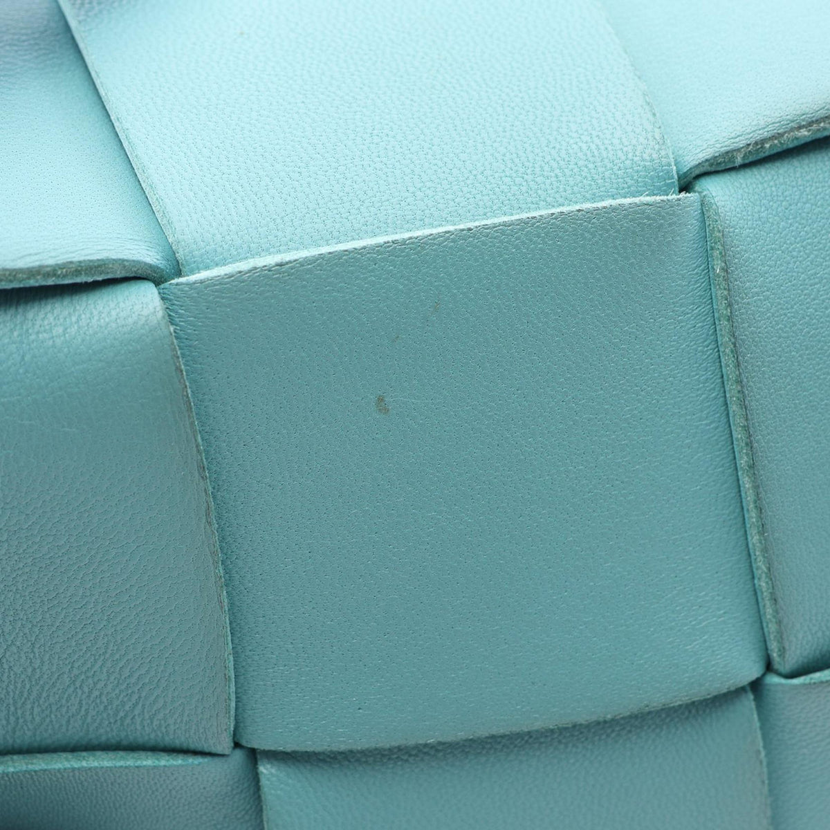 Bottega Veneta Nappa Intrecciato Cassette Crossbody — Blue
