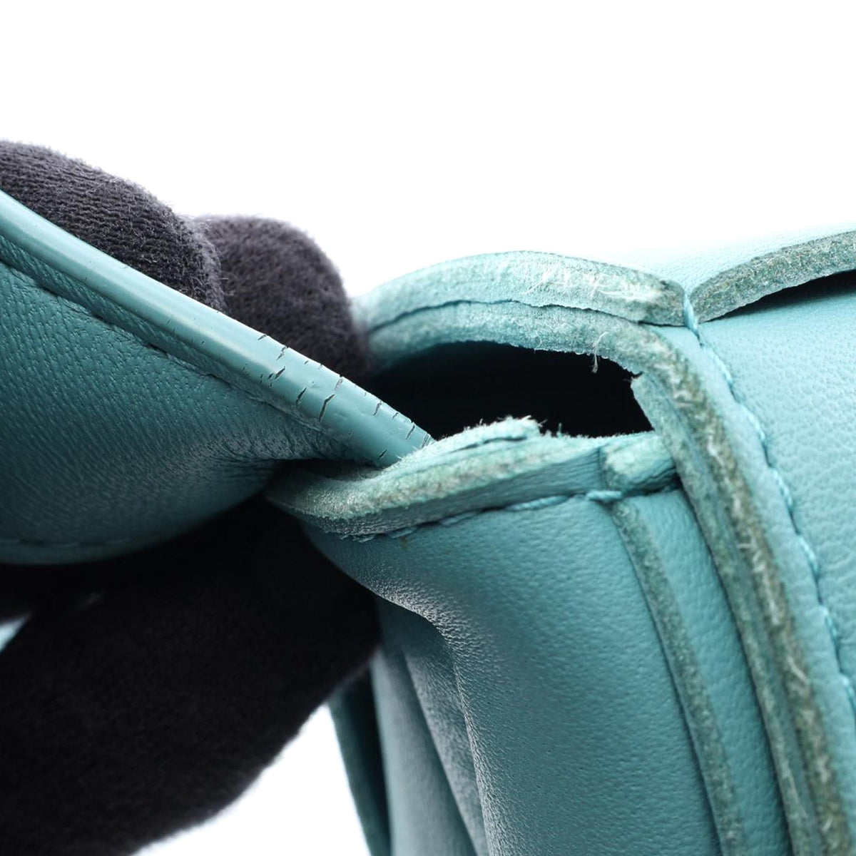 Bottega Veneta Nappa Intrecciato Cassette Crossbody — Blue