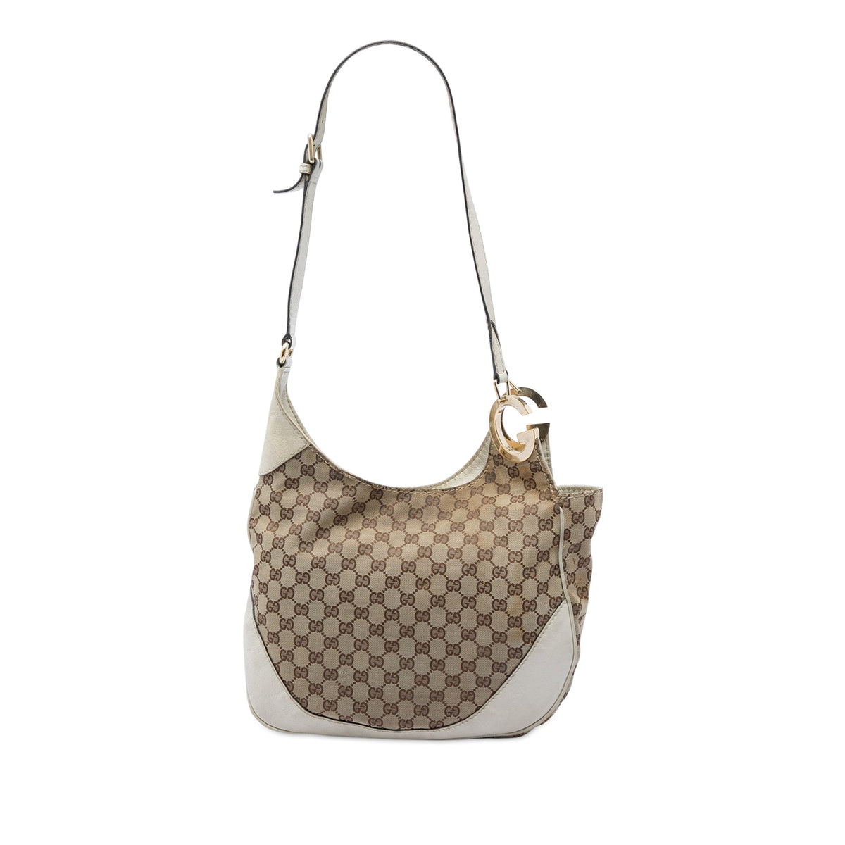 Gucci GG Canvas Charlotte Crossbody — Beige