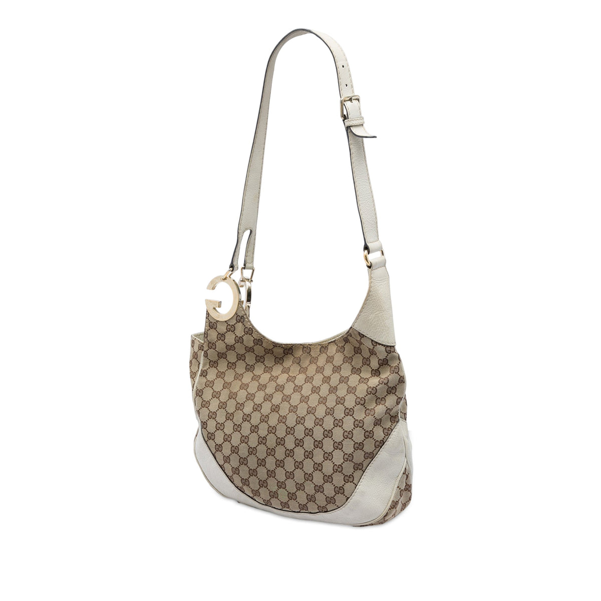 Gucci GG Canvas Charlotte Crossbody — Beige
