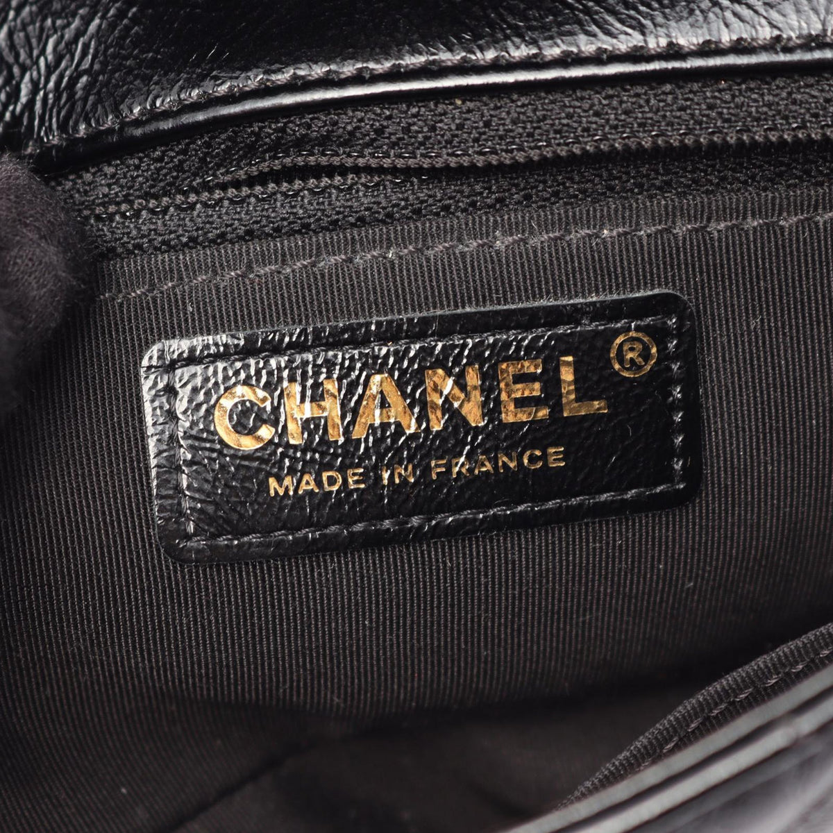 Chanel Mini Quilted Crumpled Glazed Lambskin Flap