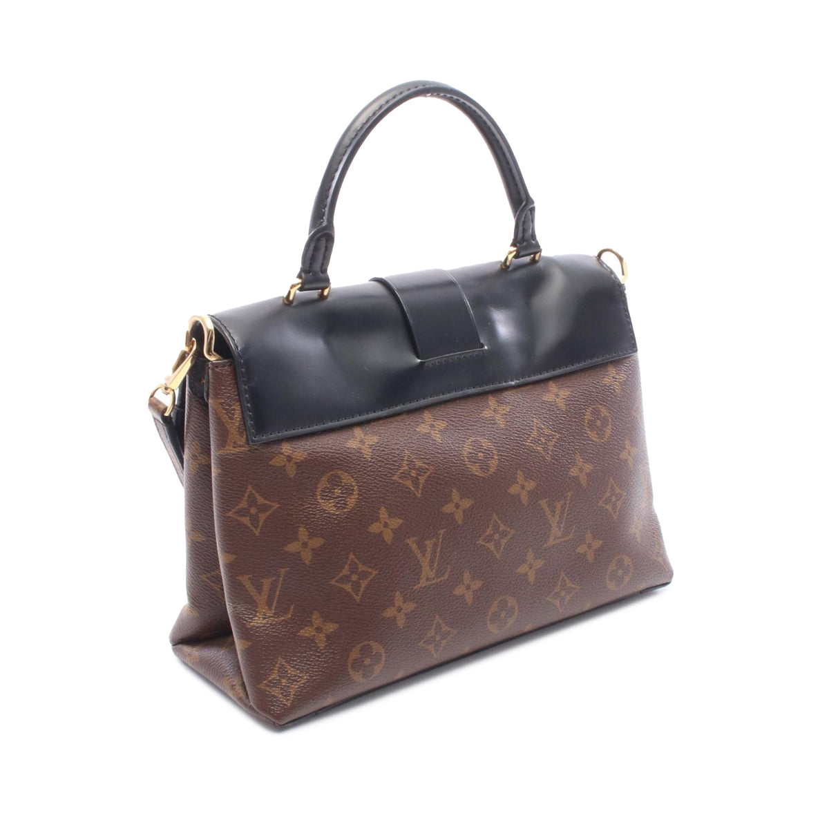Louis Vuitton Monogram One Handle Flap MM Satchel — Brown