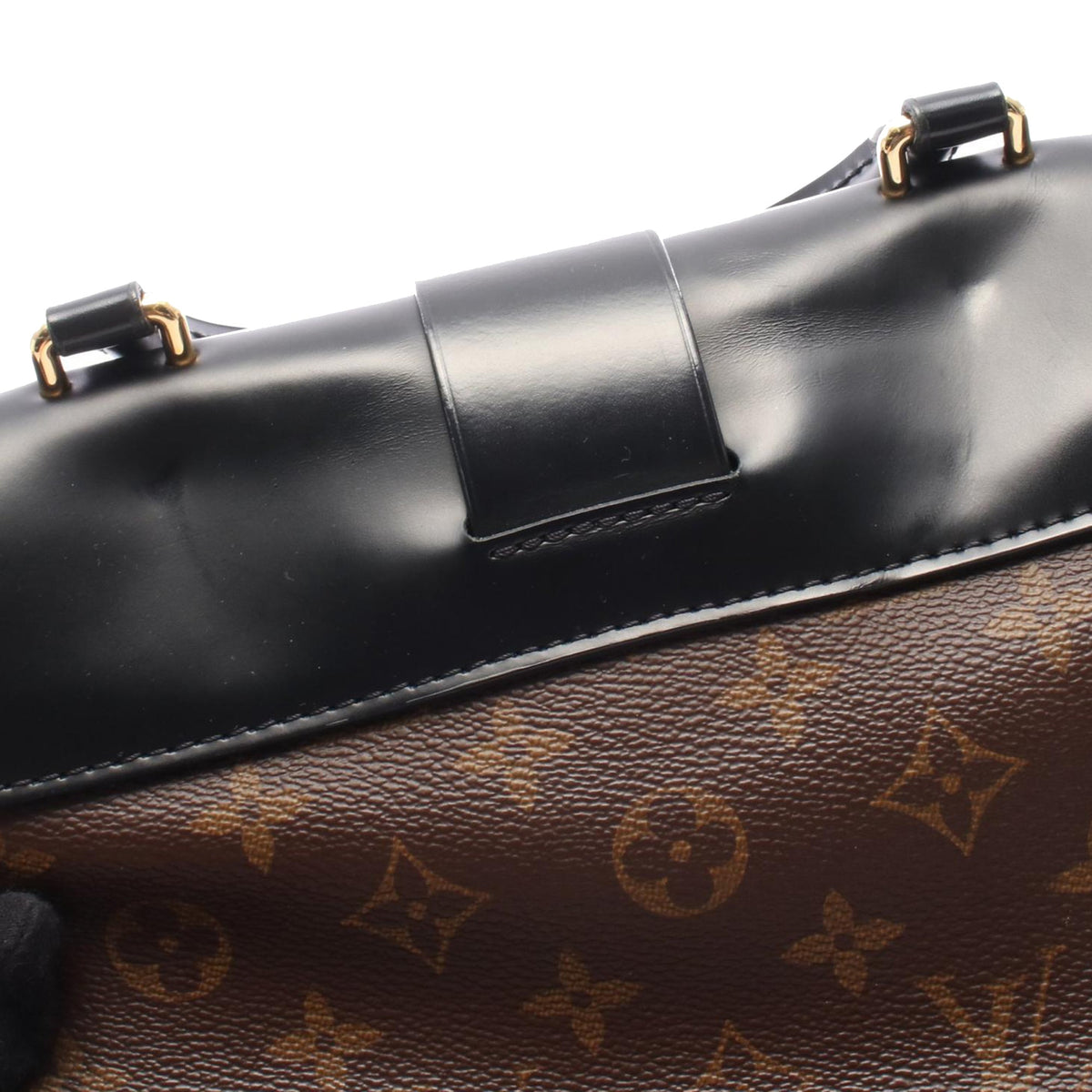 Louis Vuitton Monogram One Handle Flap MM Satchel — Brown