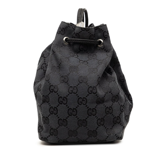 Gucci GG Canvas Drawstring Bucket Bag