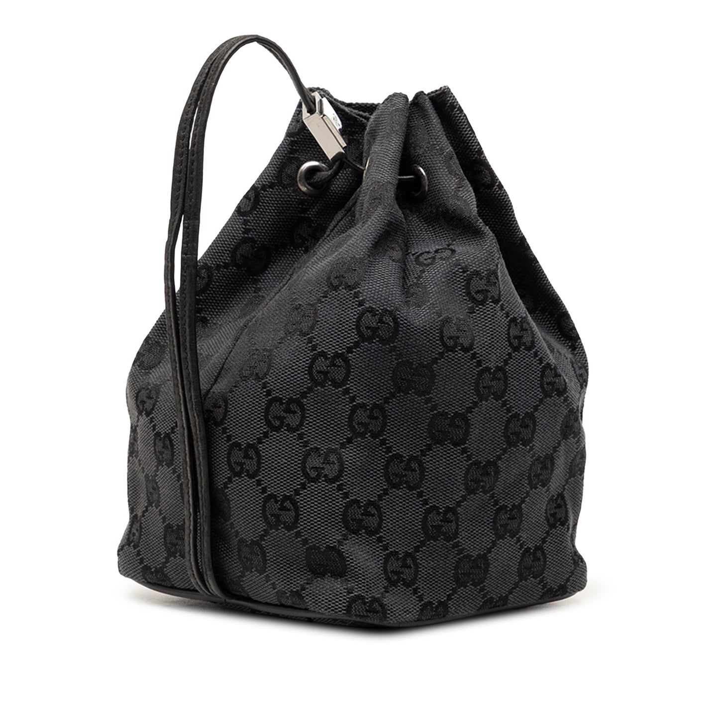 Gucci GG Canvas Drawstring Bucket Bag