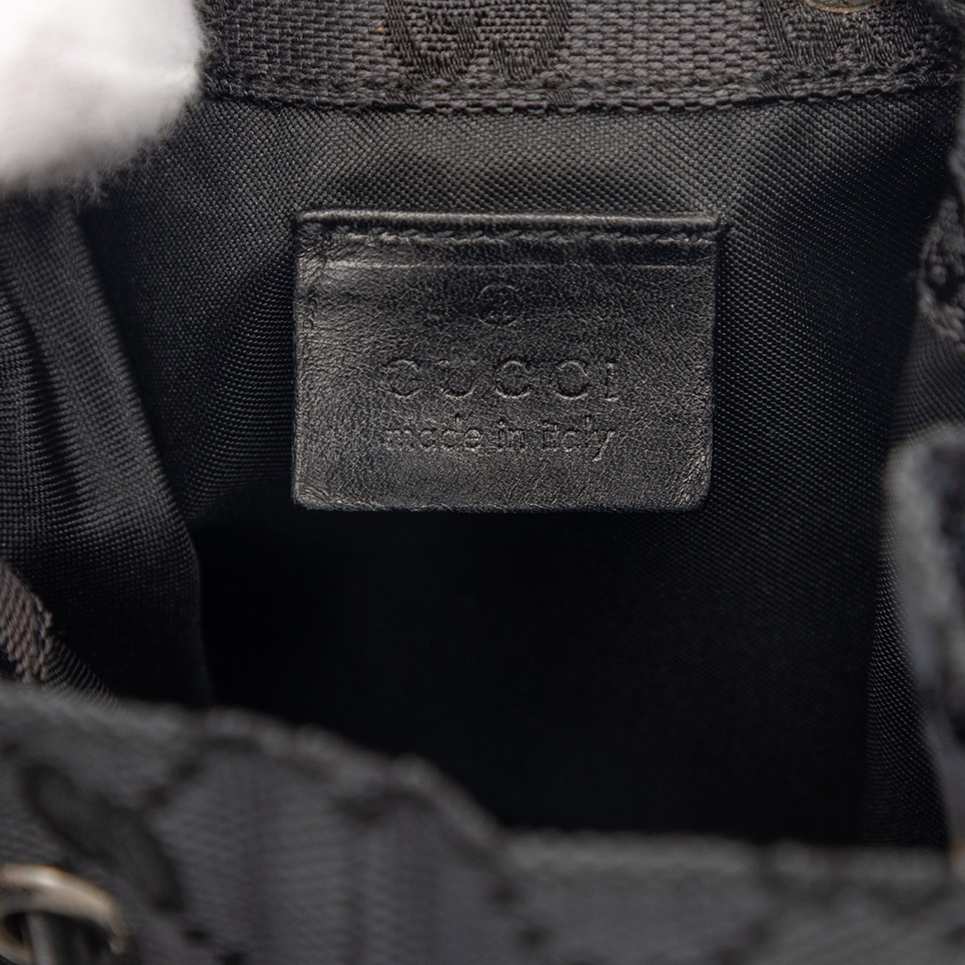 Gucci GG Canvas Drawstring Bucket Bag