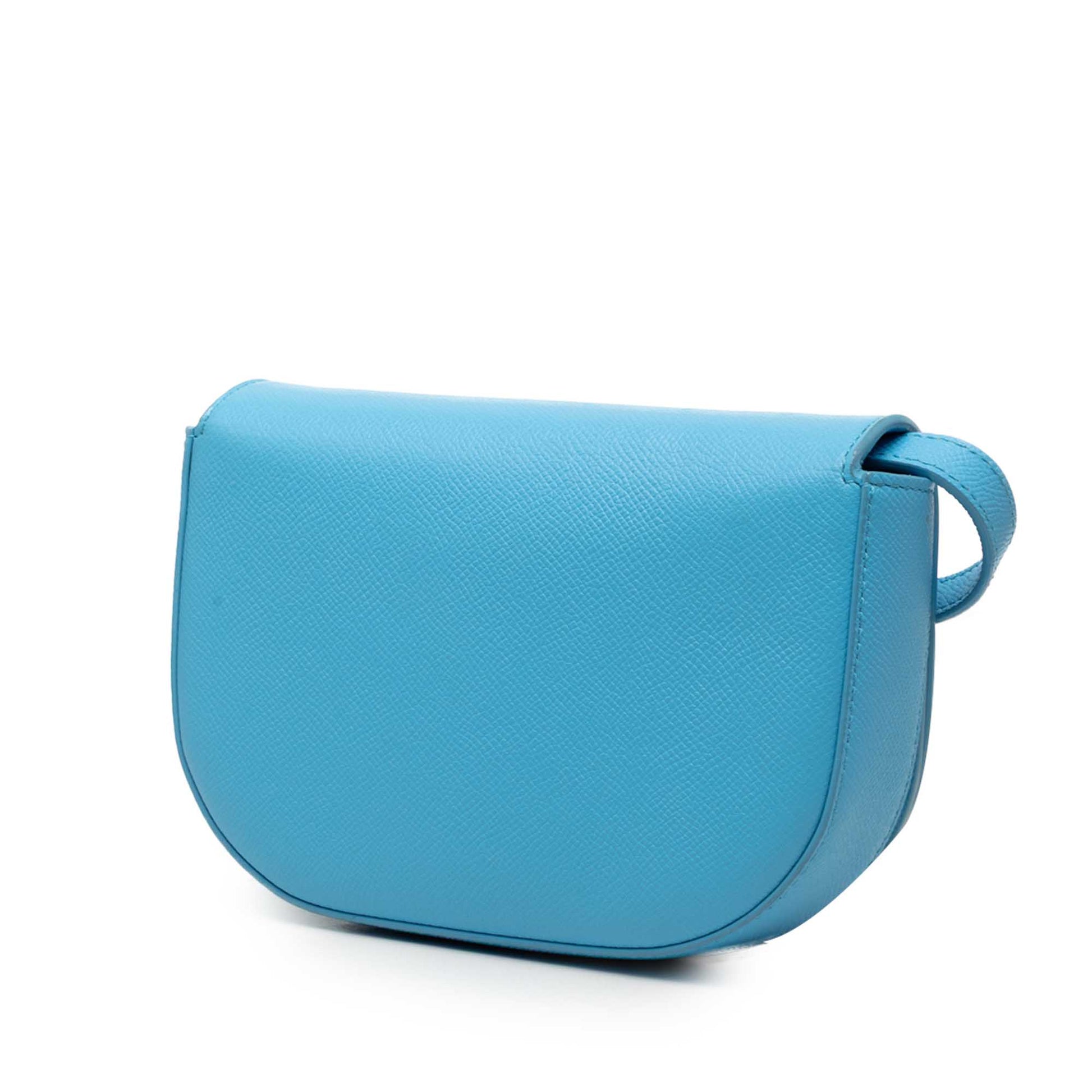 Balenciaga Grained Calfskin Logo Ville Day Crossbody XS