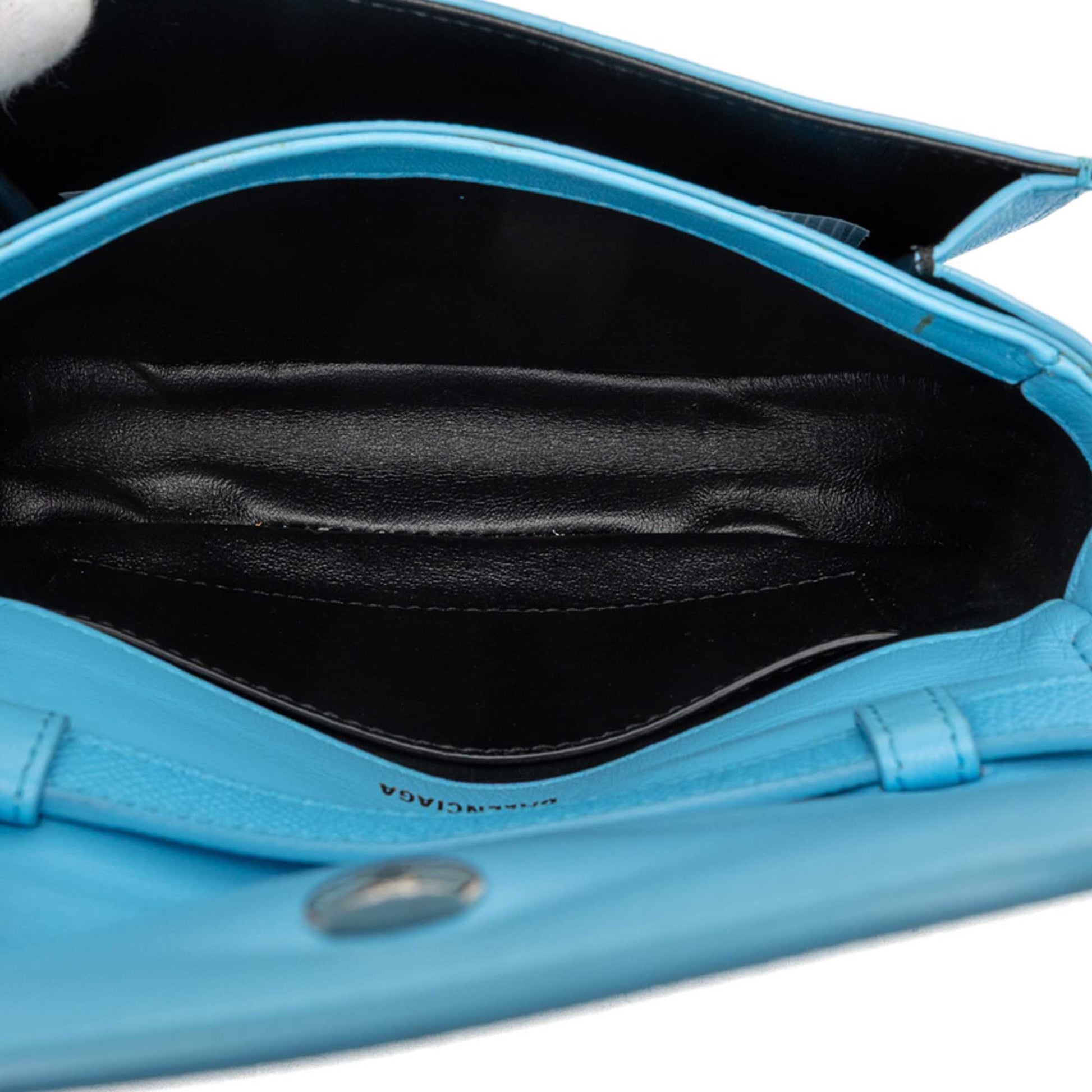 Balenciaga Grained Calfskin Logo Ville Day Crossbody XS