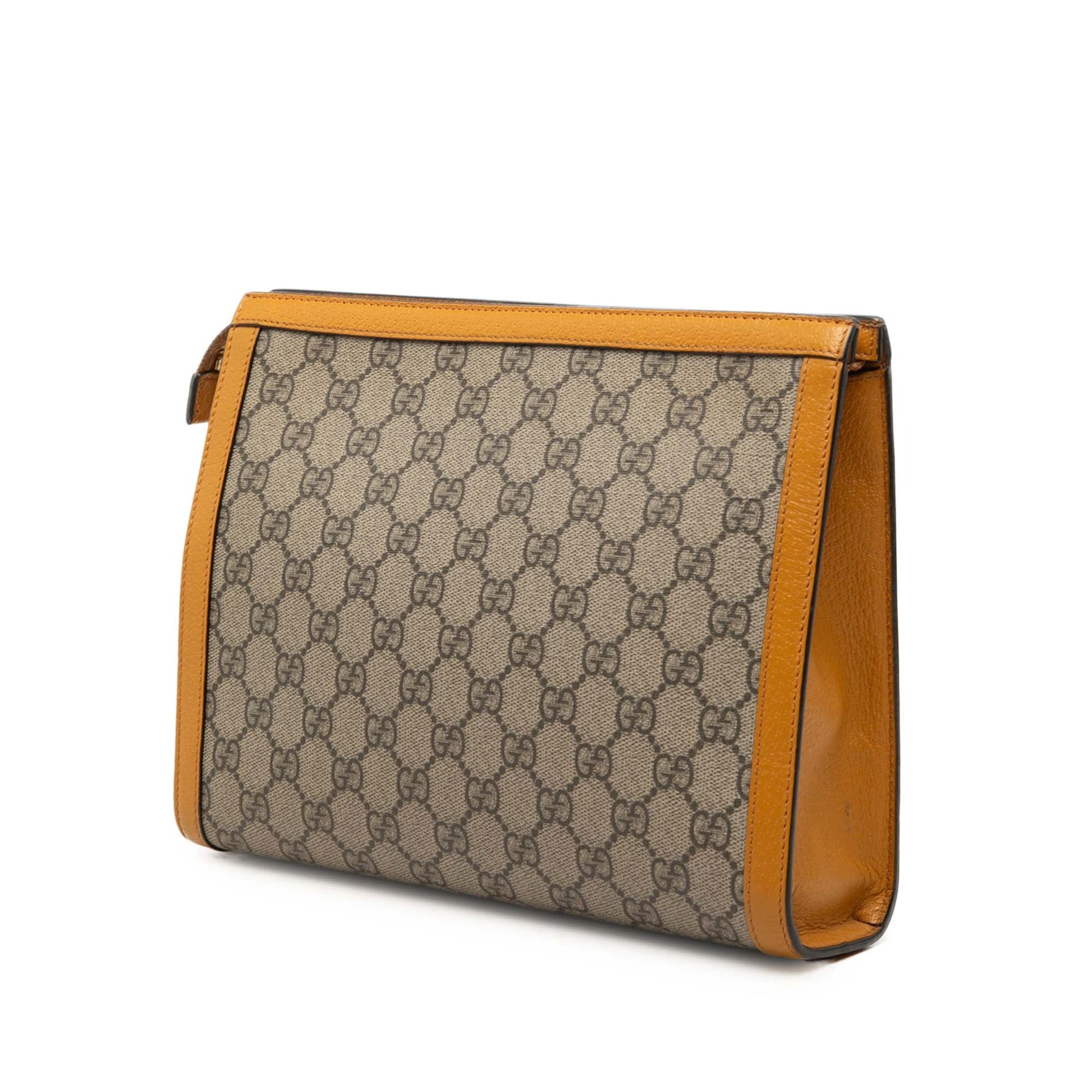 Gucci Kai GG Supreme Teddy Bear Clutch