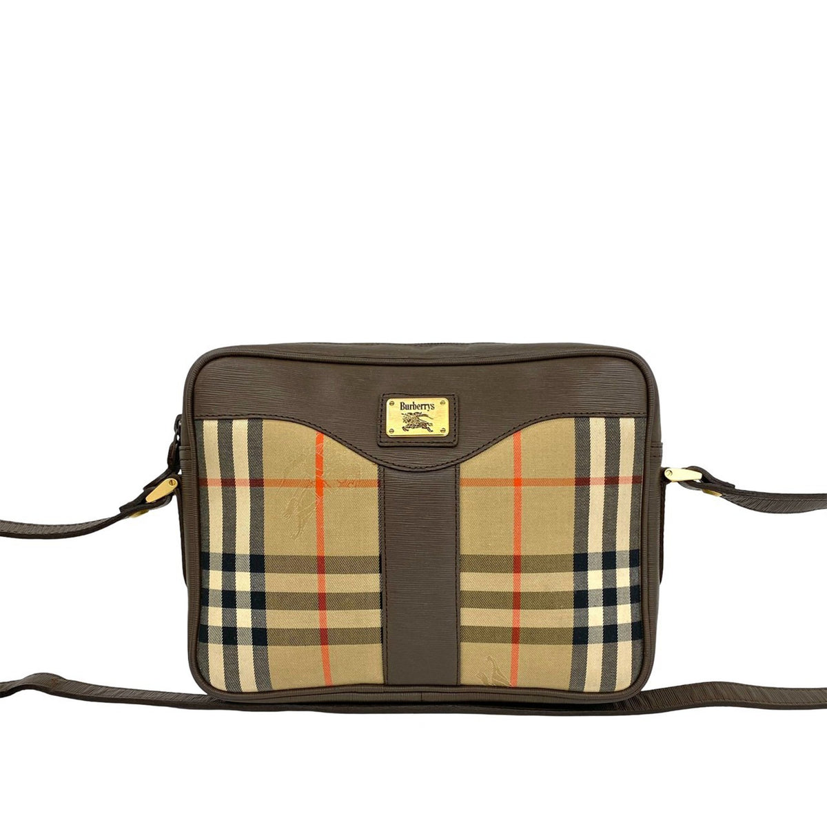 Burberry Haymarket Check Canvas Crossbody