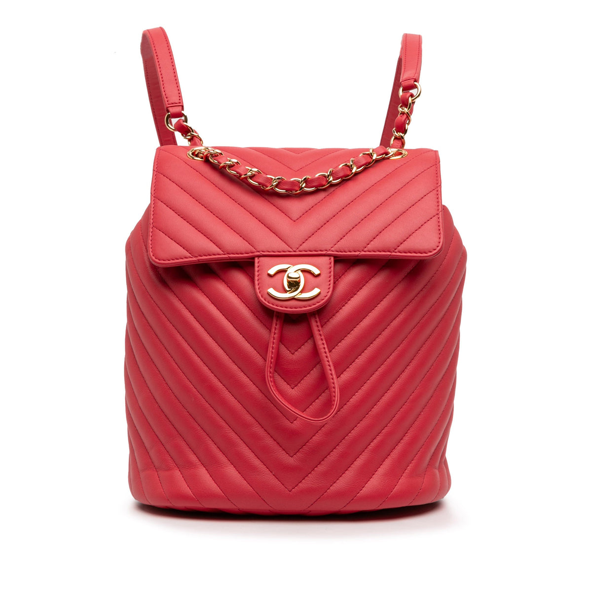 Chanel Small Chevron Calfskin Urban Spirit Backpack