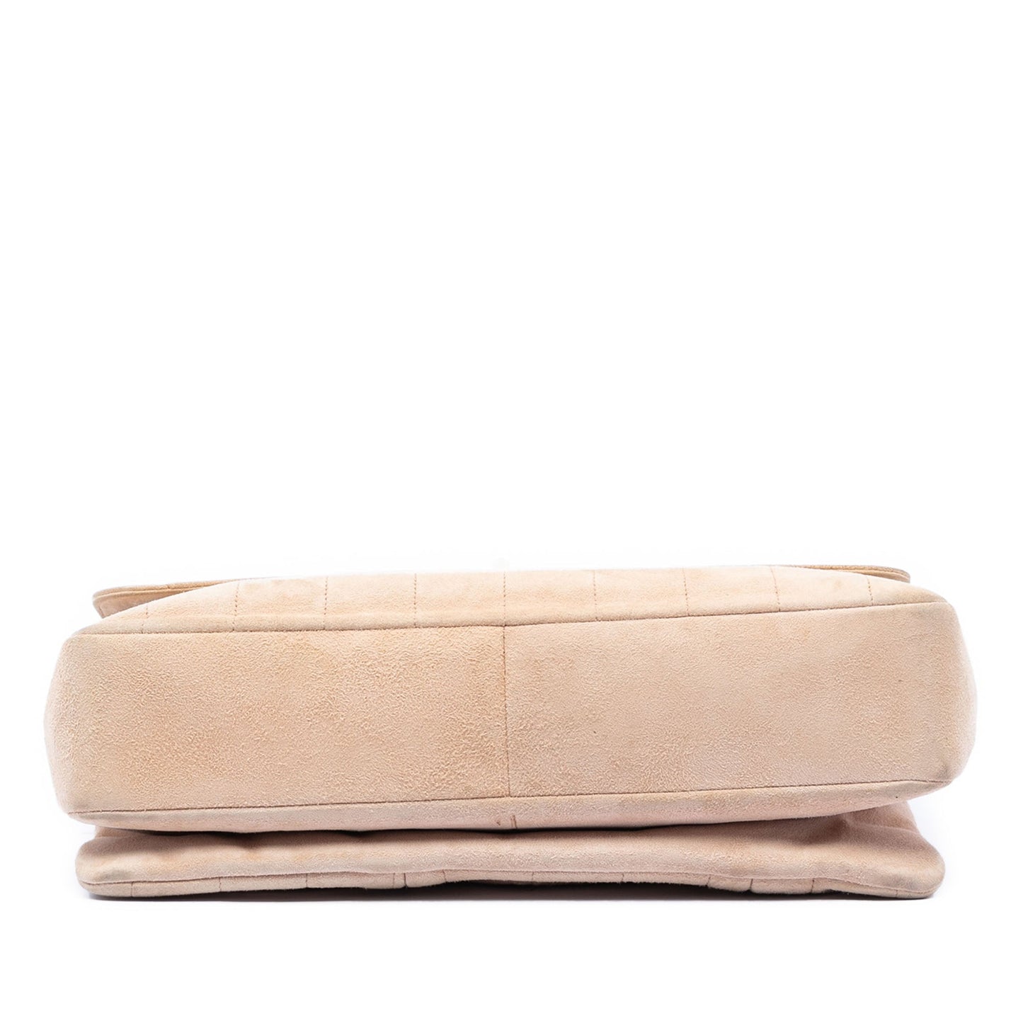 Chanel Choco Bar Suede Mademoiselle Turnlock Flap