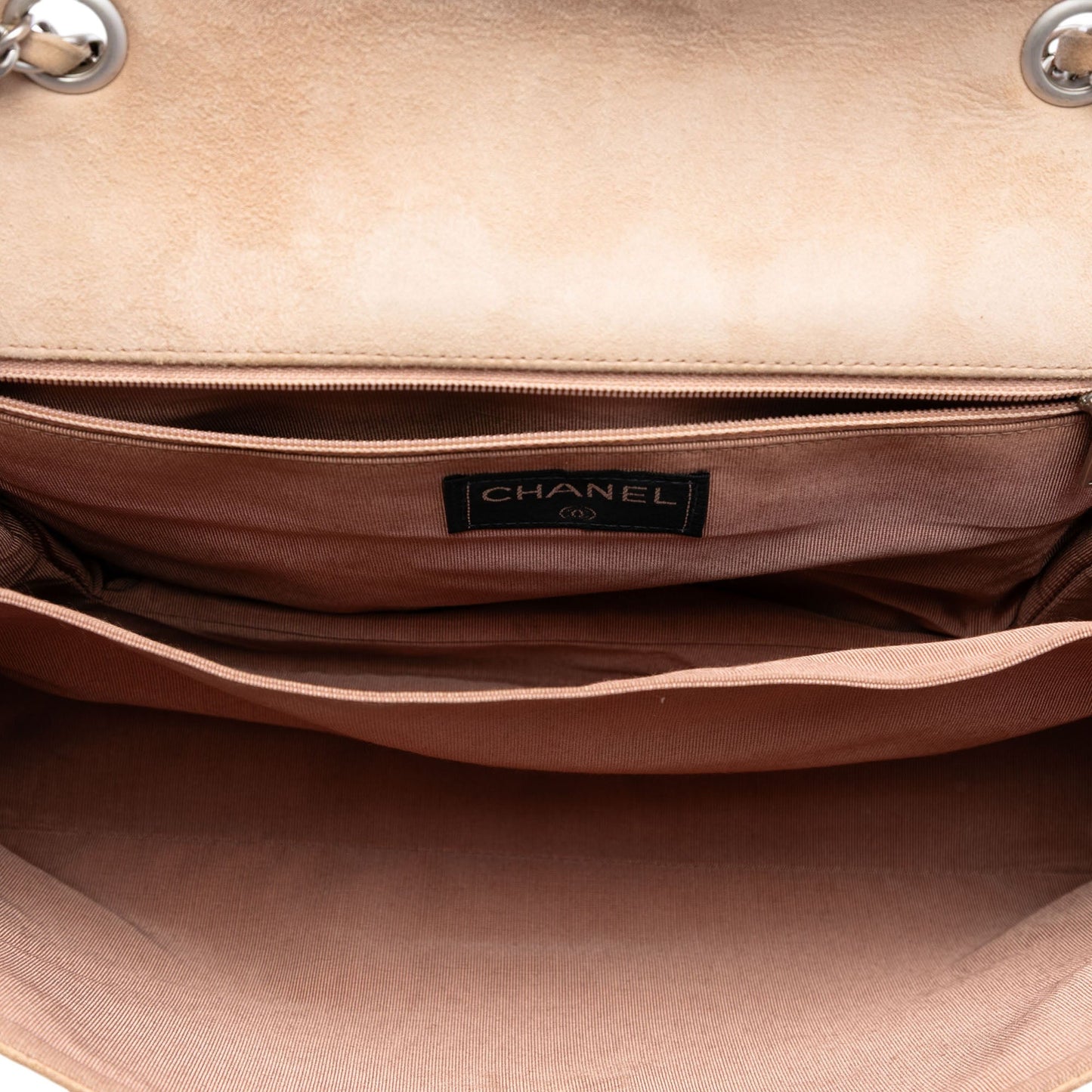 Chanel Choco Bar Suede Mademoiselle Turnlock Flap