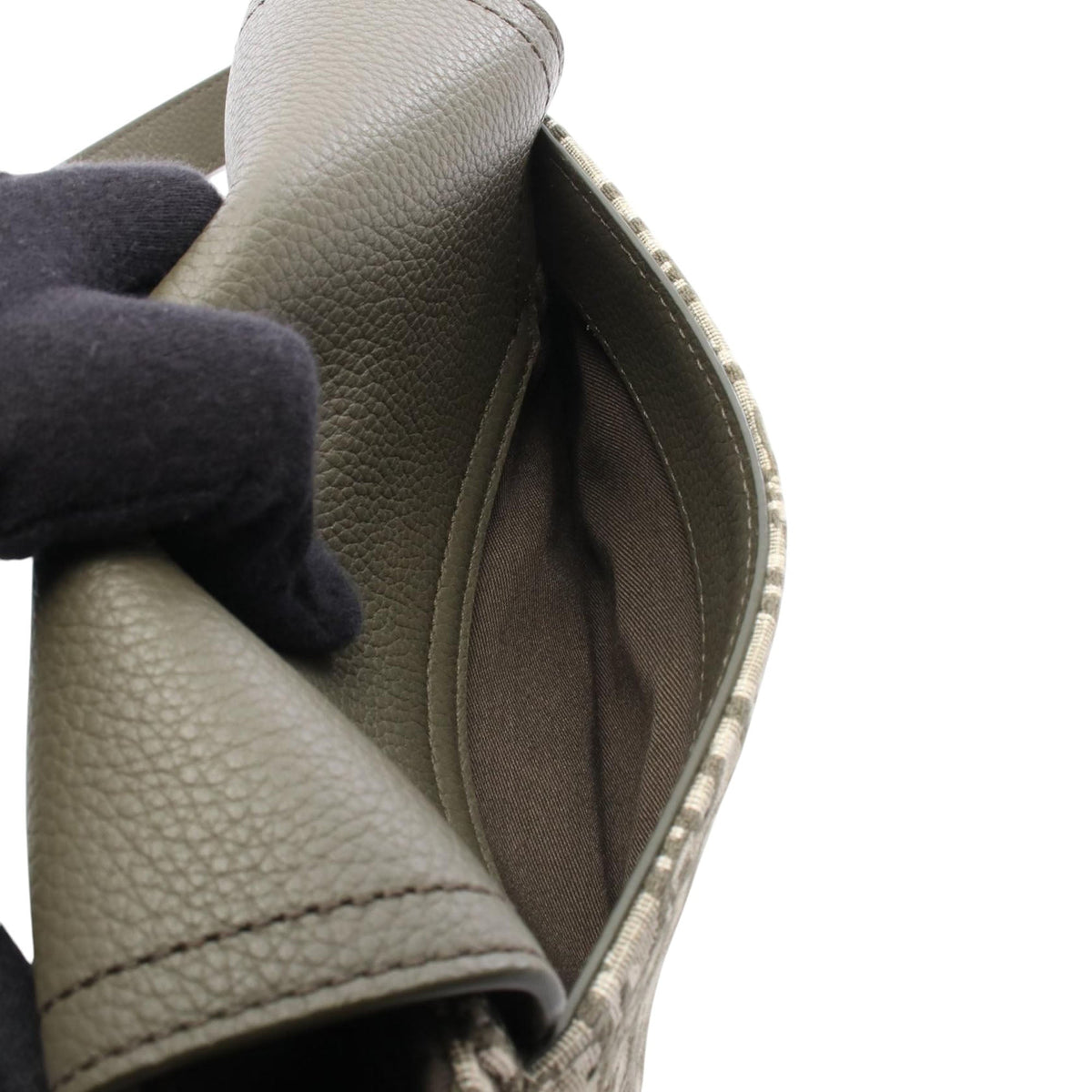 Dior Mini Oblique Canvas Saddle Buckle Messenger Bag