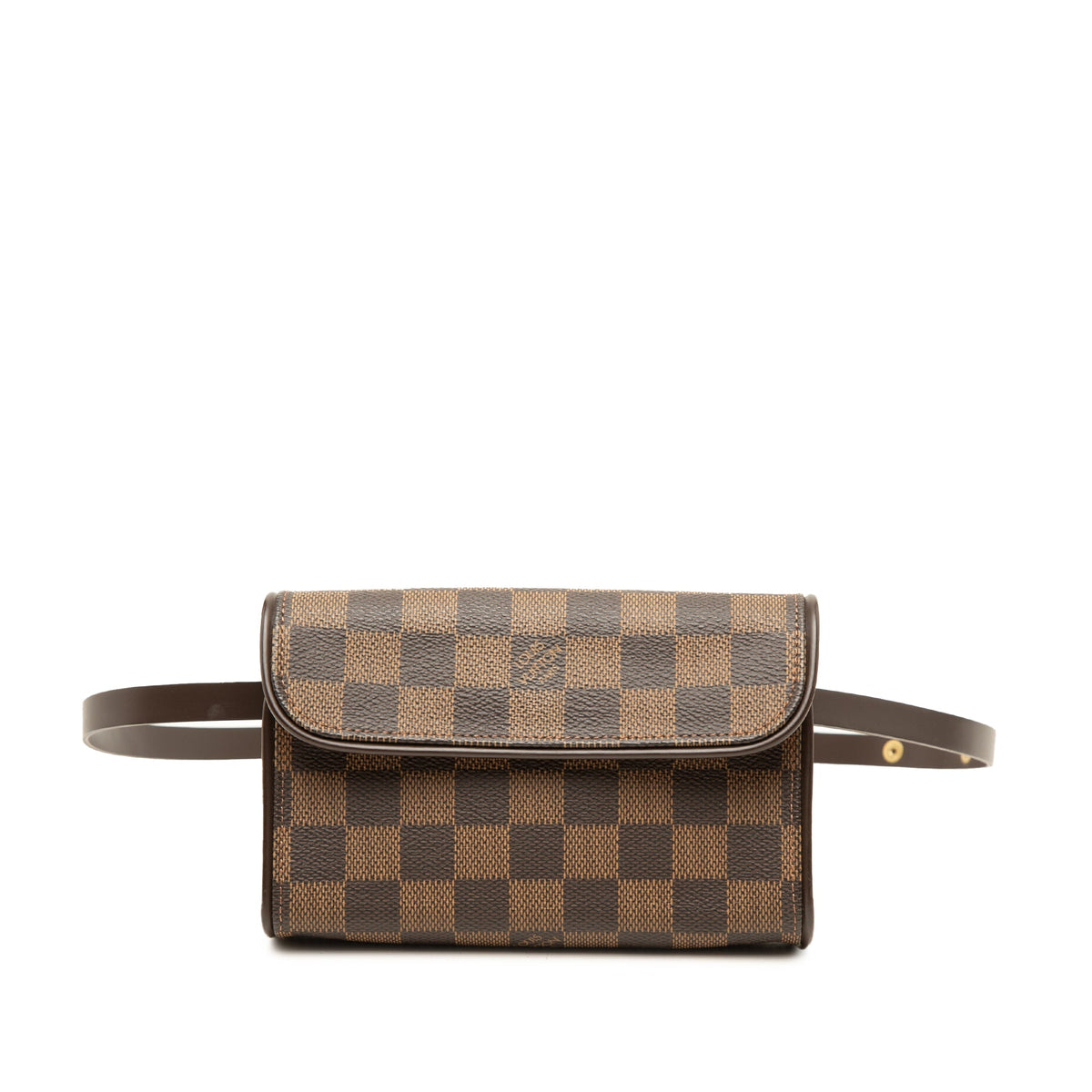 Louis Vuitton Damier Ebene Florentine Pochette — Brown