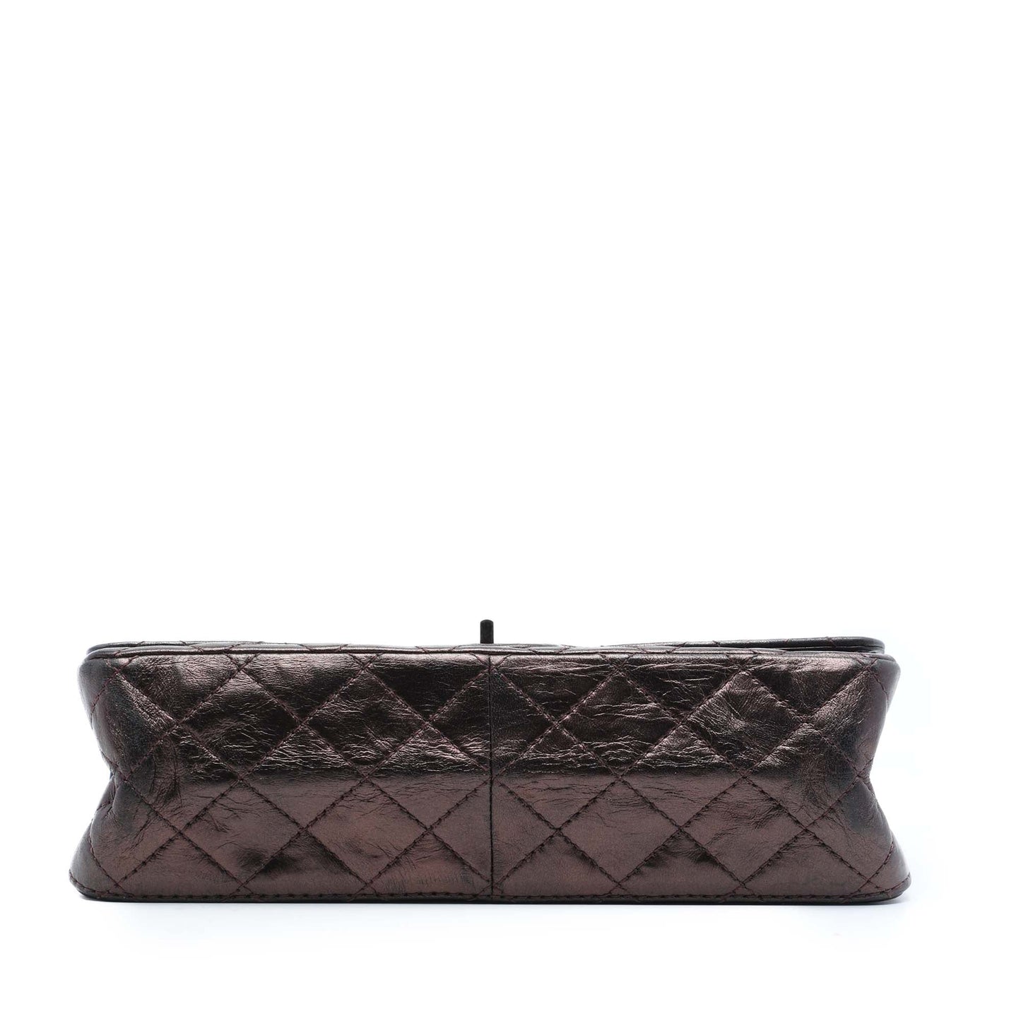Chanel Quilted Metallic Aged Calfskin Reissue 2.55 Double Flap 226