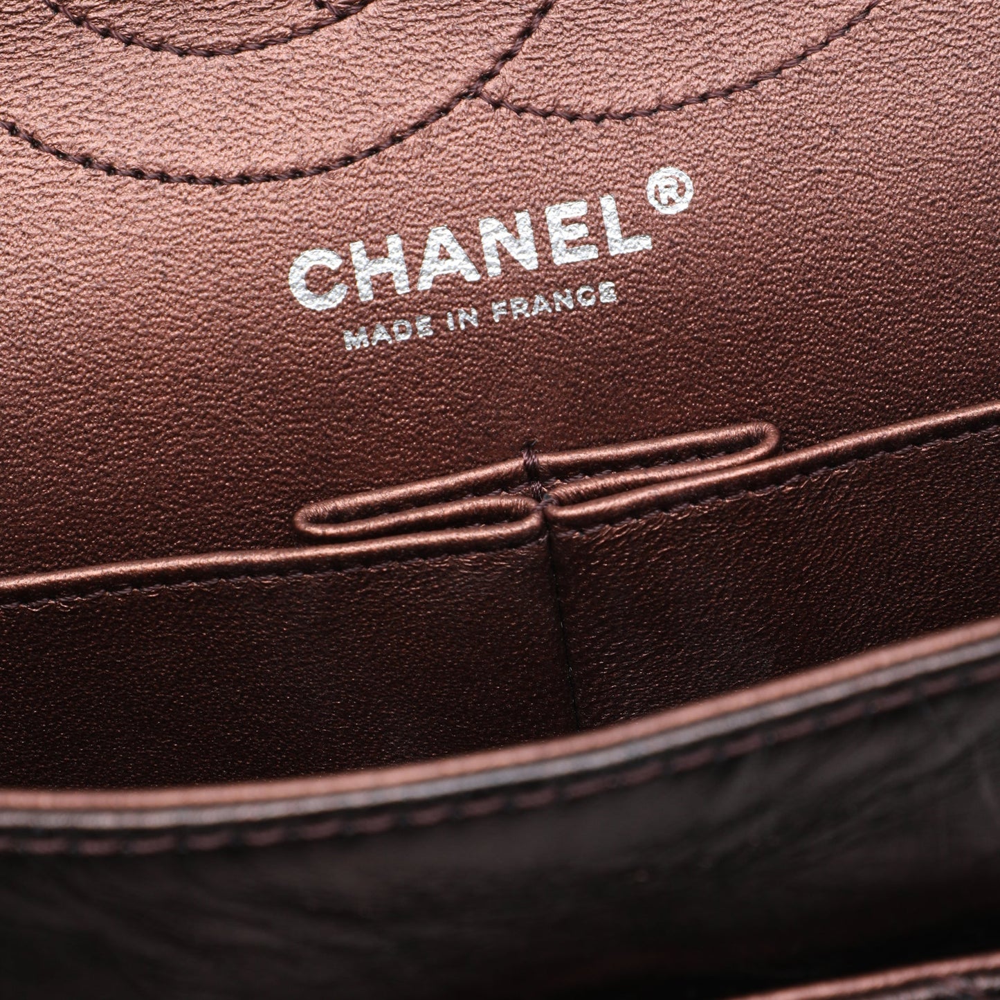 Chanel Quilted Metallic Aged Calfskin Reissue 2.55 Double Flap 226