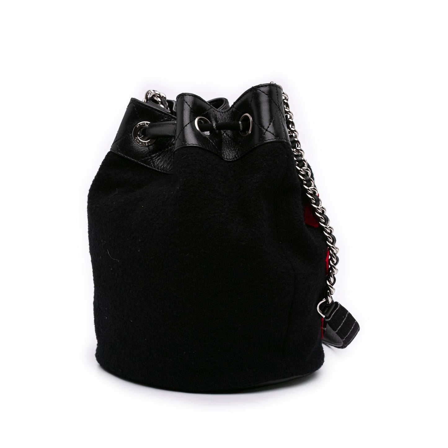 Chanel Paris Hamburg Wool Bucket Bag