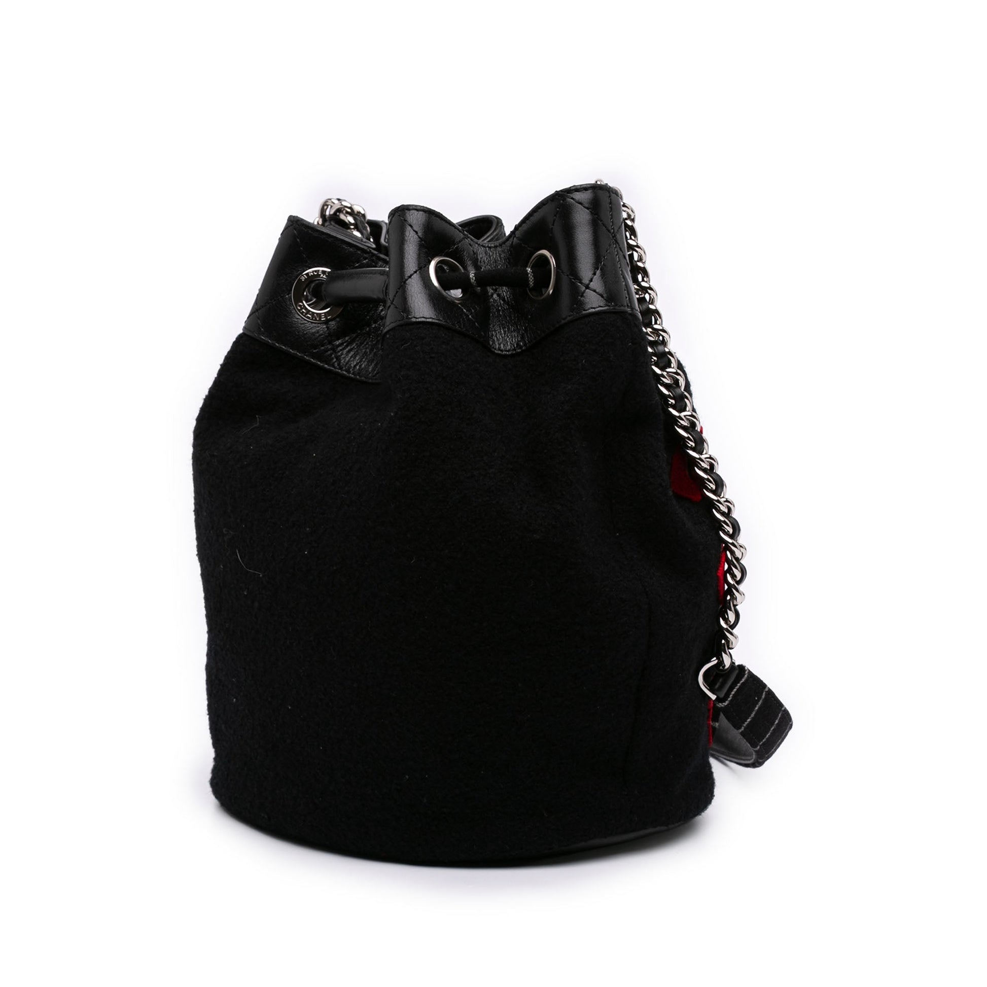 Chanel Paris Hamburg Wool Bucket Bag