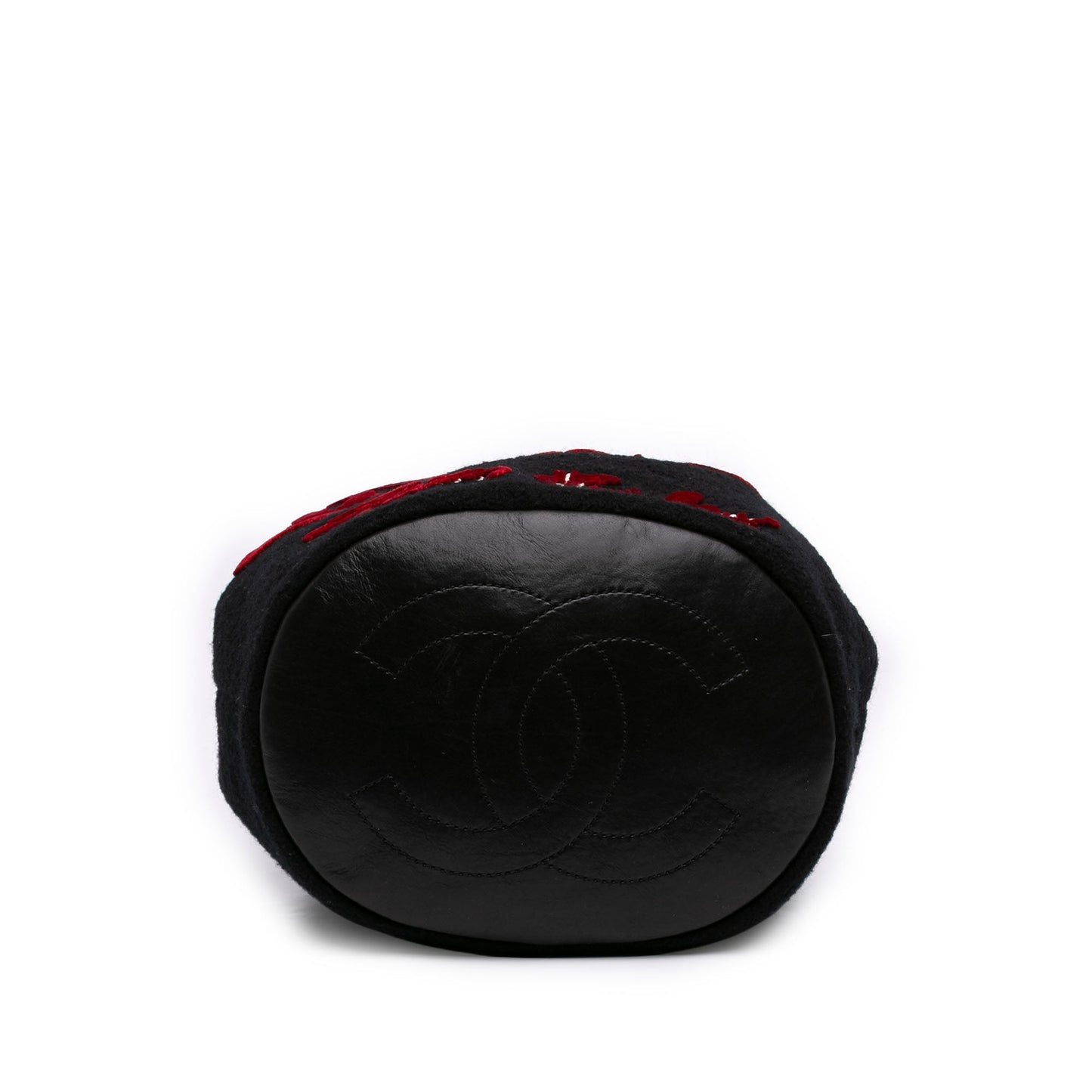 Chanel Paris Hamburg Wool Bucket Bag