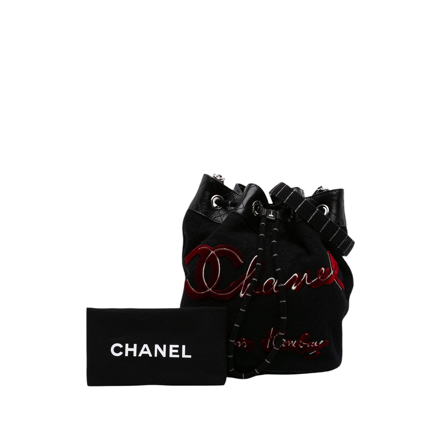 Chanel Paris Hamburg Wool Bucket Bag