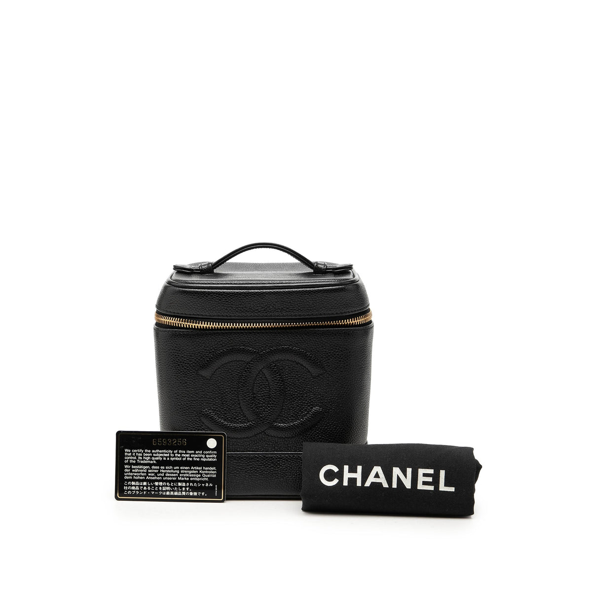 Chanel CC Caviar Vanity Case