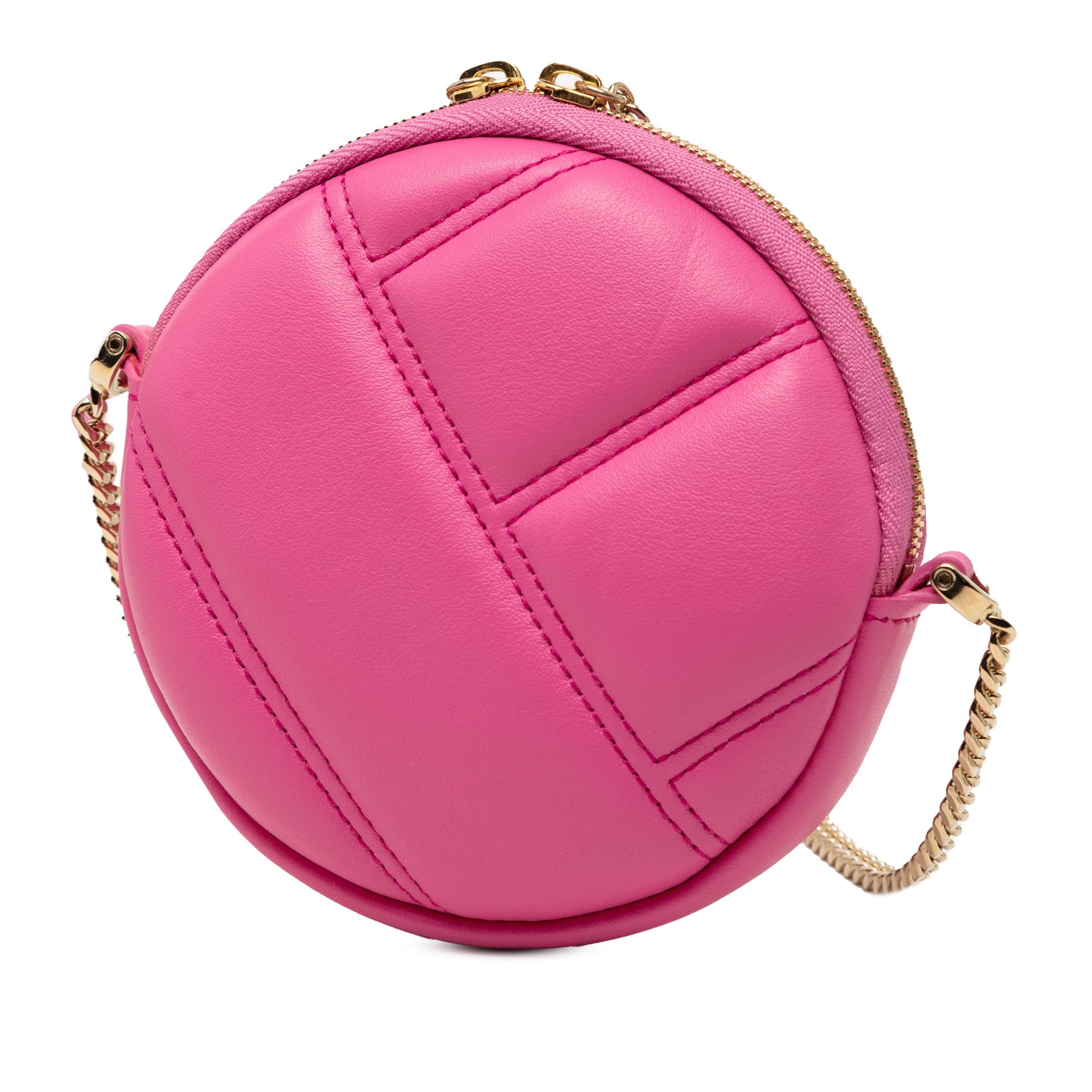 Bvlgari Leather Serpenti Cabochon Round Crossbody